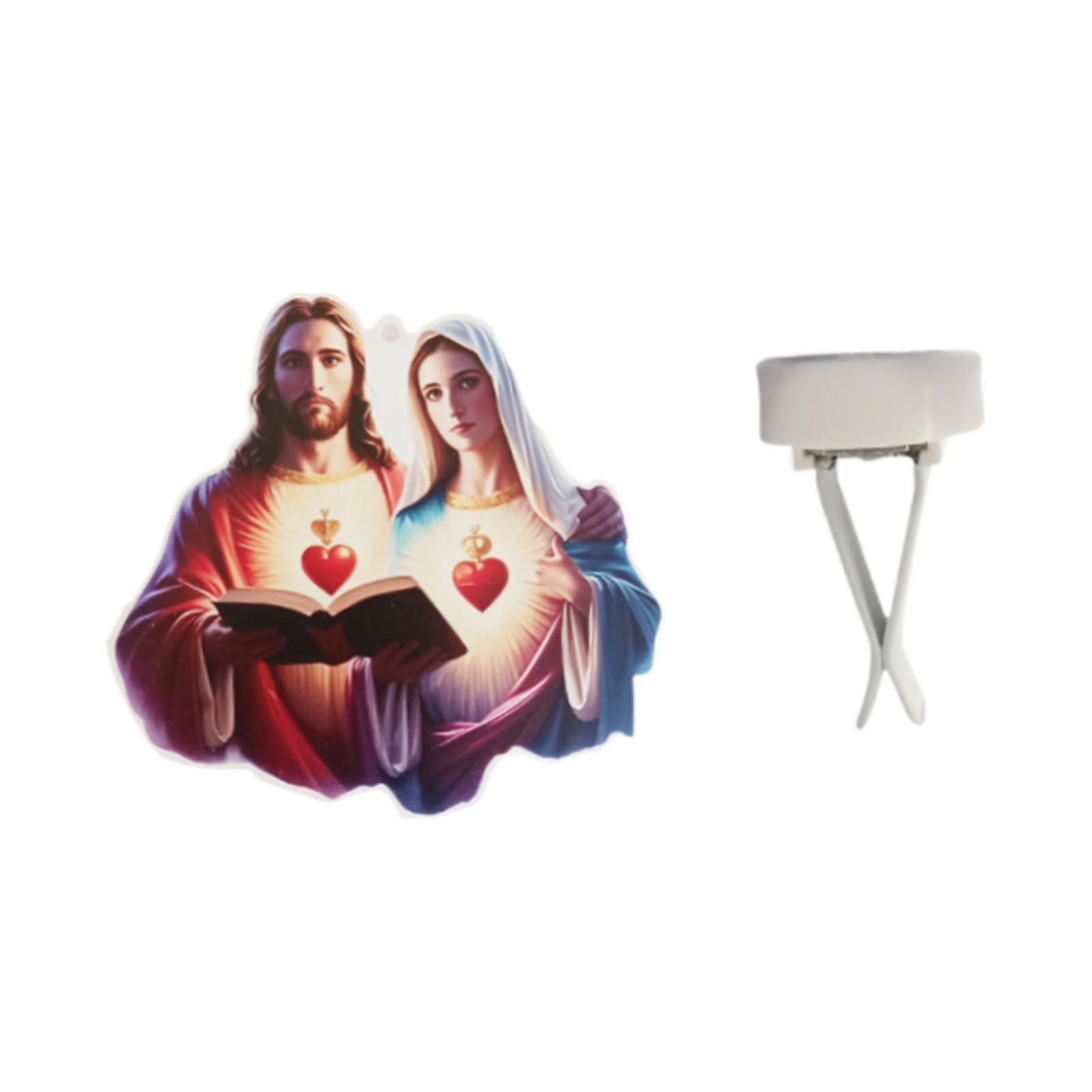 Generic Car Air Outlet Clip Jesus and Wife Shape Unique Interior Decoration
