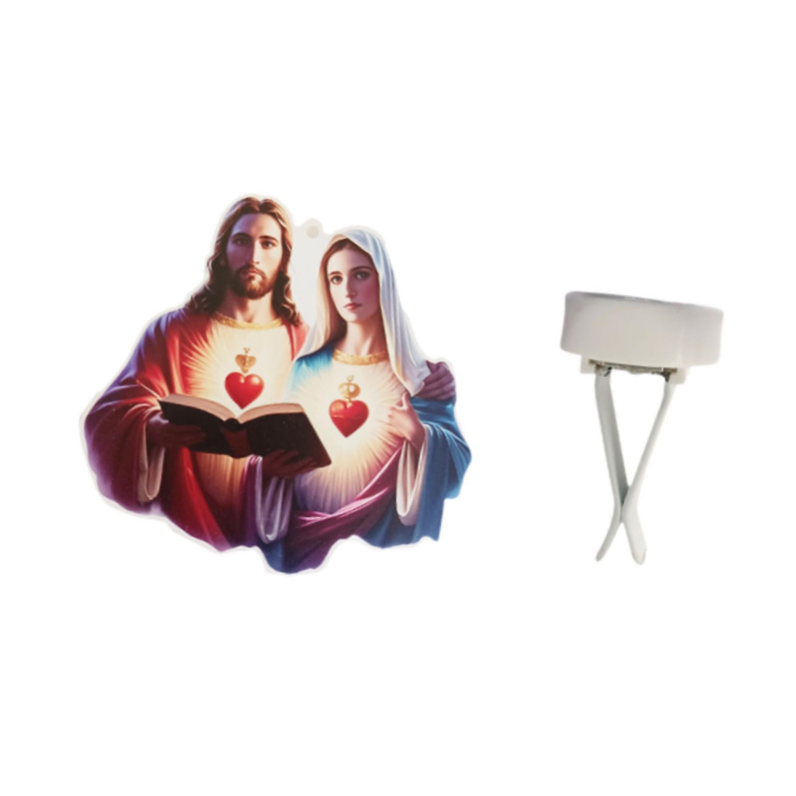 Generic Car Air Outlet Clip Jesus and Wife Shape Unique Interior Decoration
