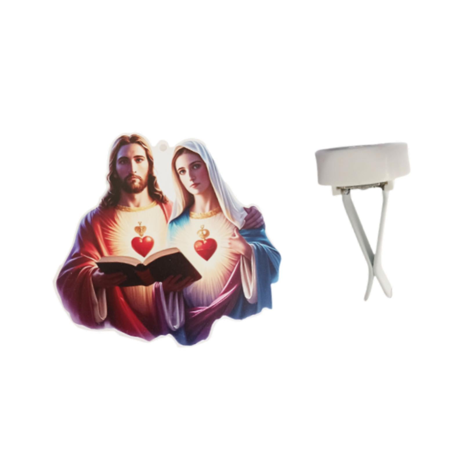 Generic Car Air Outlet Clip Jesus and Wife Shape Unique Interior Decoration
