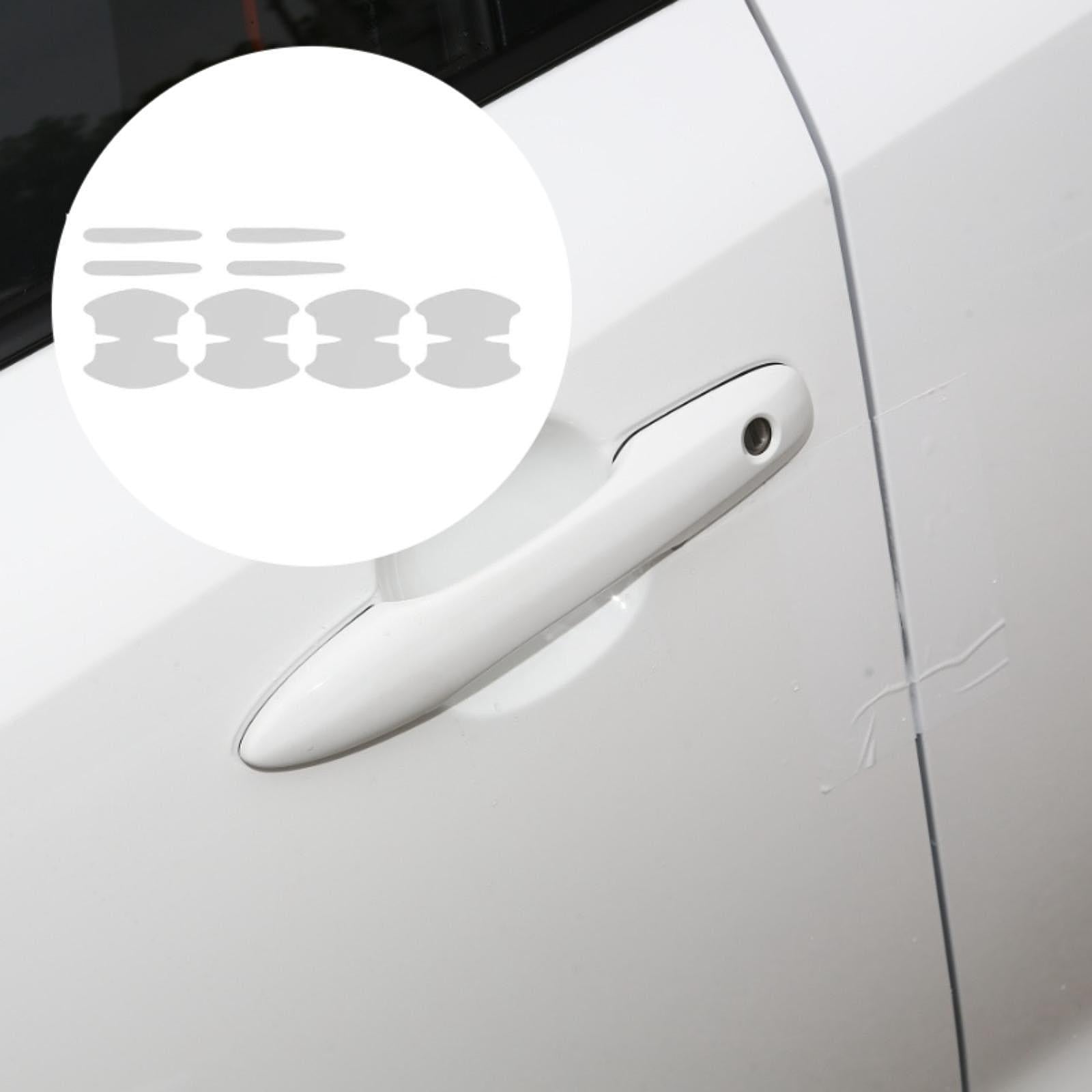 8Pcs Generic Car Door Handle Bowl Film Stickers Automotive Scratch Protector