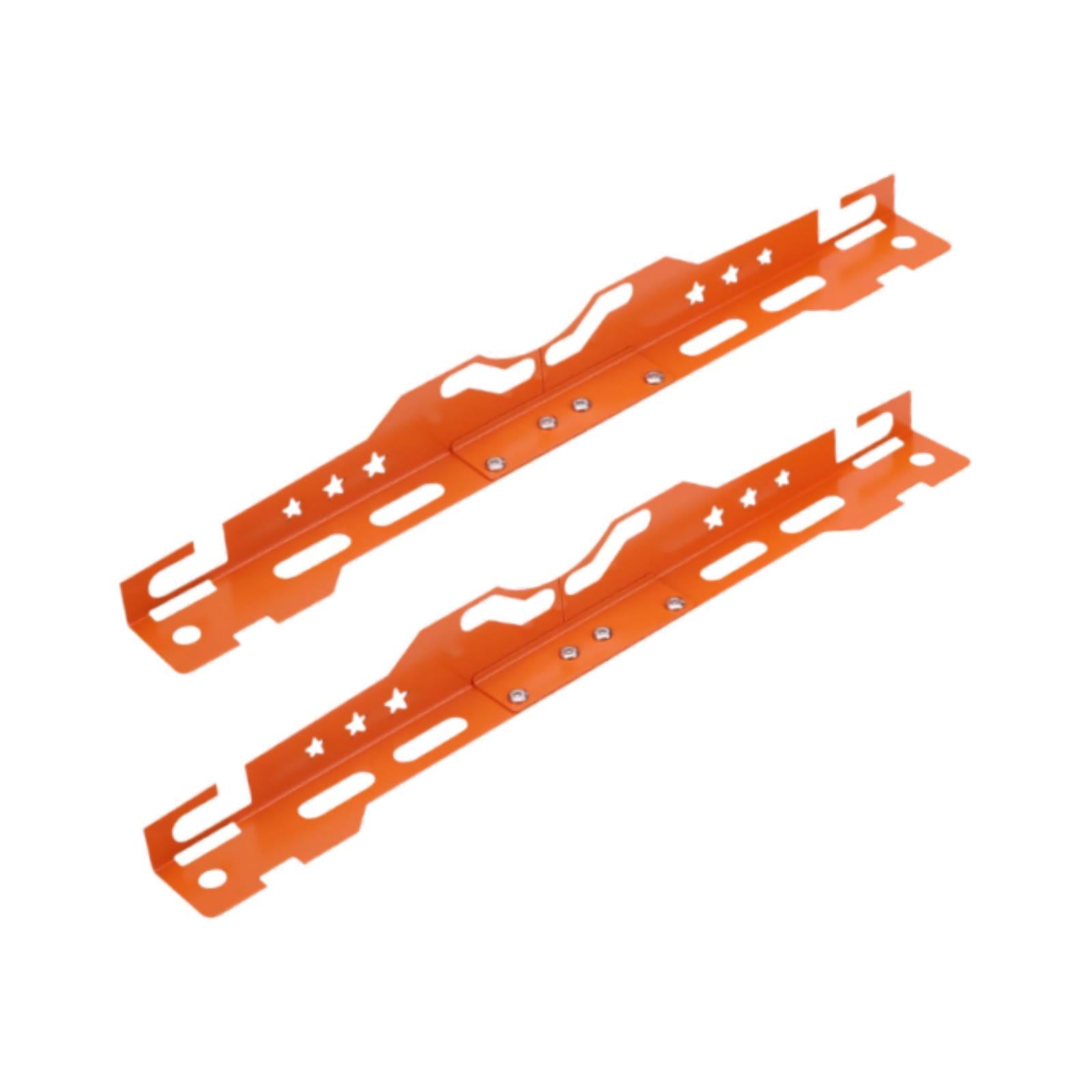 2x Heavy Duty Wheel Alignment Tools Aluminum Alloy for Truck Automotive Orange