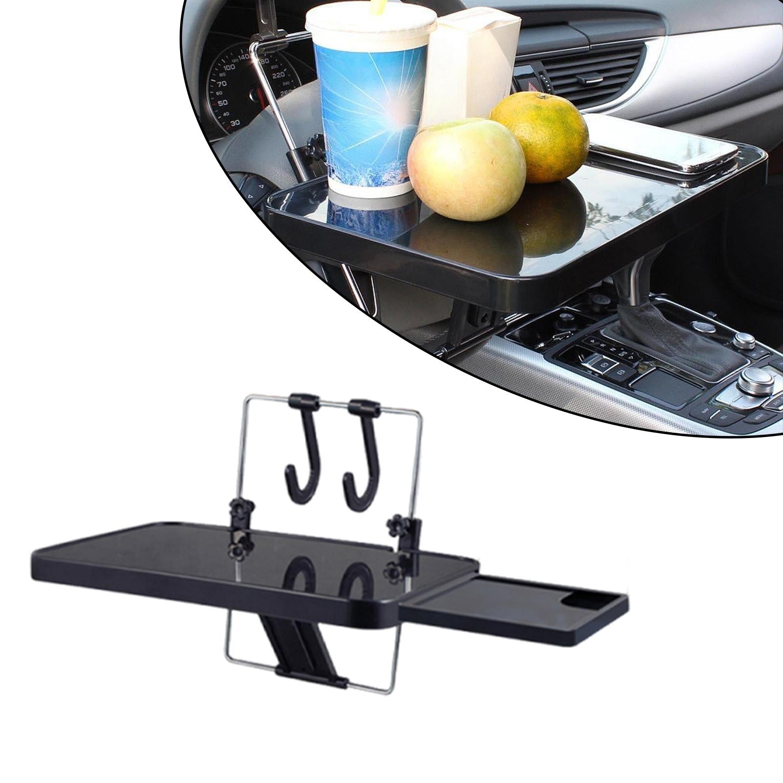 Car Steering Wheel Seat Tray Foldable Car Backseat Organizer for Eating Style A