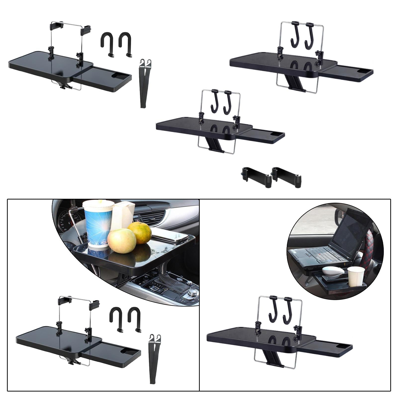 Car Steering Wheel Seat Tray Foldable Car Backseat Organizer for Eating Style A