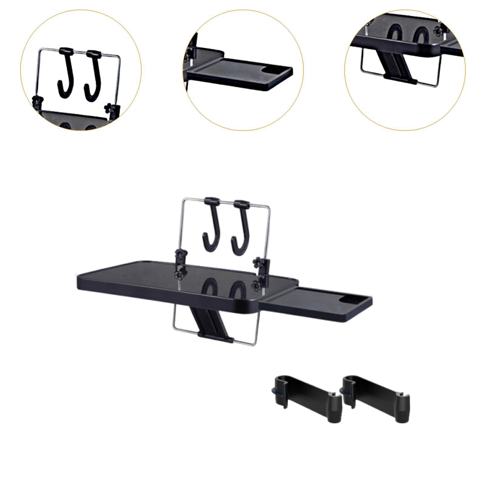 Car Steering Wheel Seat Tray Foldable Car Backseat Organizer for Eating Style B