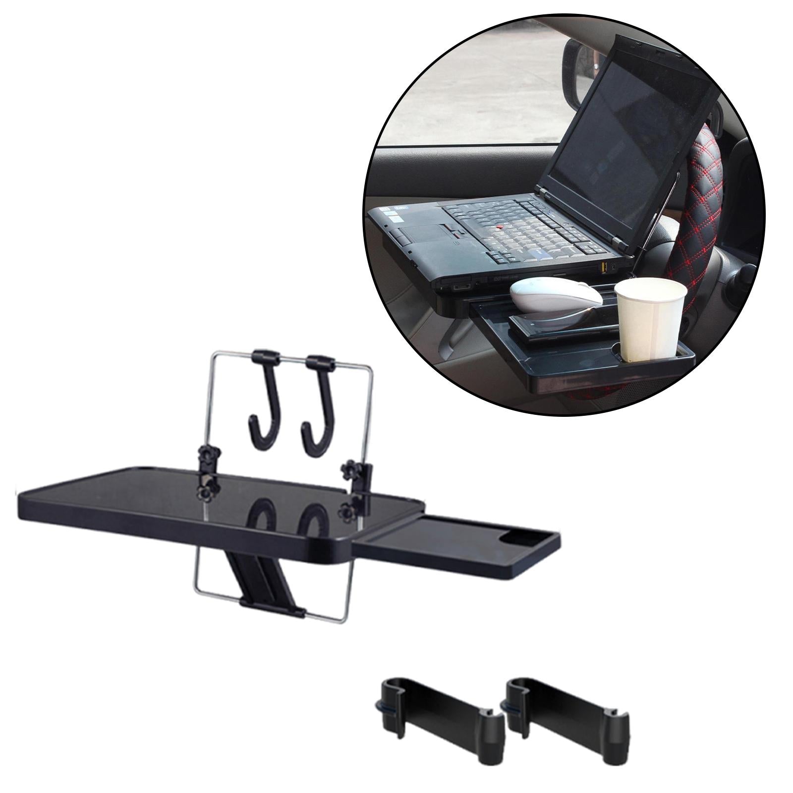 Car Steering Wheel Seat Tray Foldable Car Backseat Organizer for Eating Style B