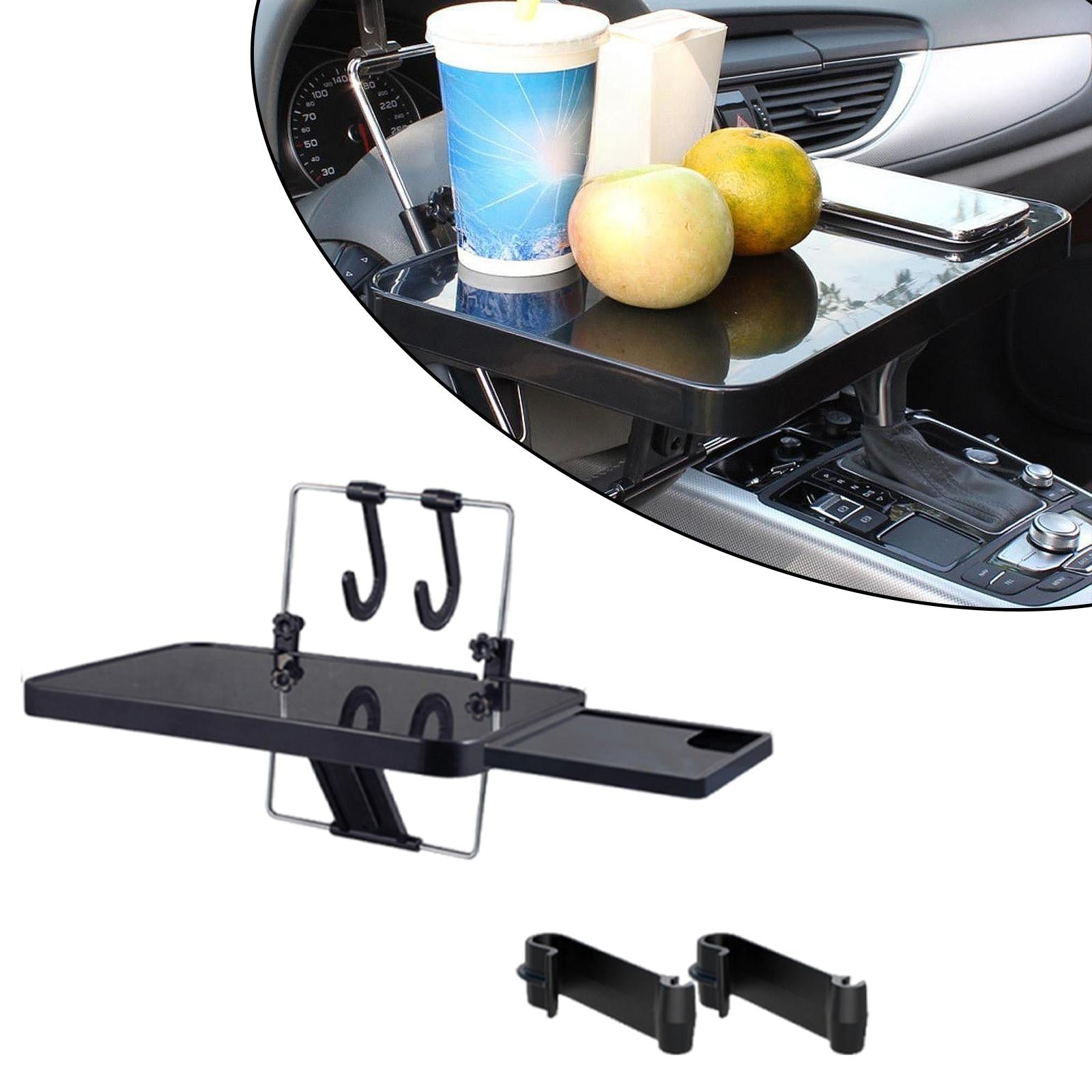 Car Steering Wheel Seat Tray Foldable Car Backseat Organizer for Eating Style B