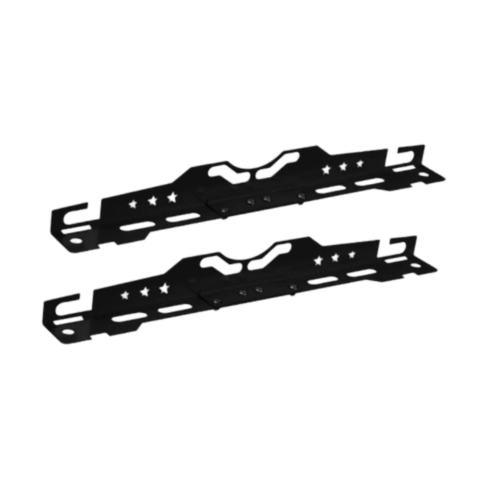 2x Heavy Duty Wheel Alignment Tools Aluminum Alloy for Truck Automotive Black