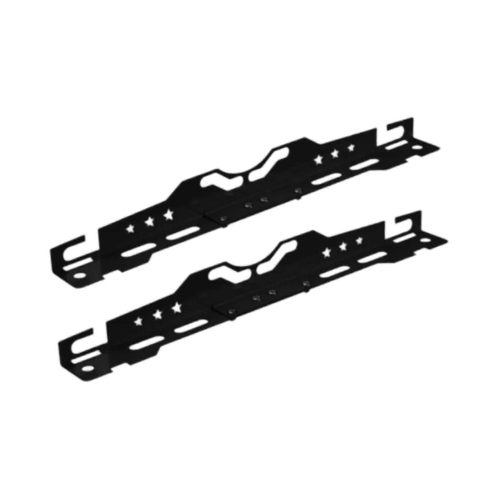 2x Heavy Duty Wheel Alignment Tools Aluminum Alloy for Truck Automotive Black