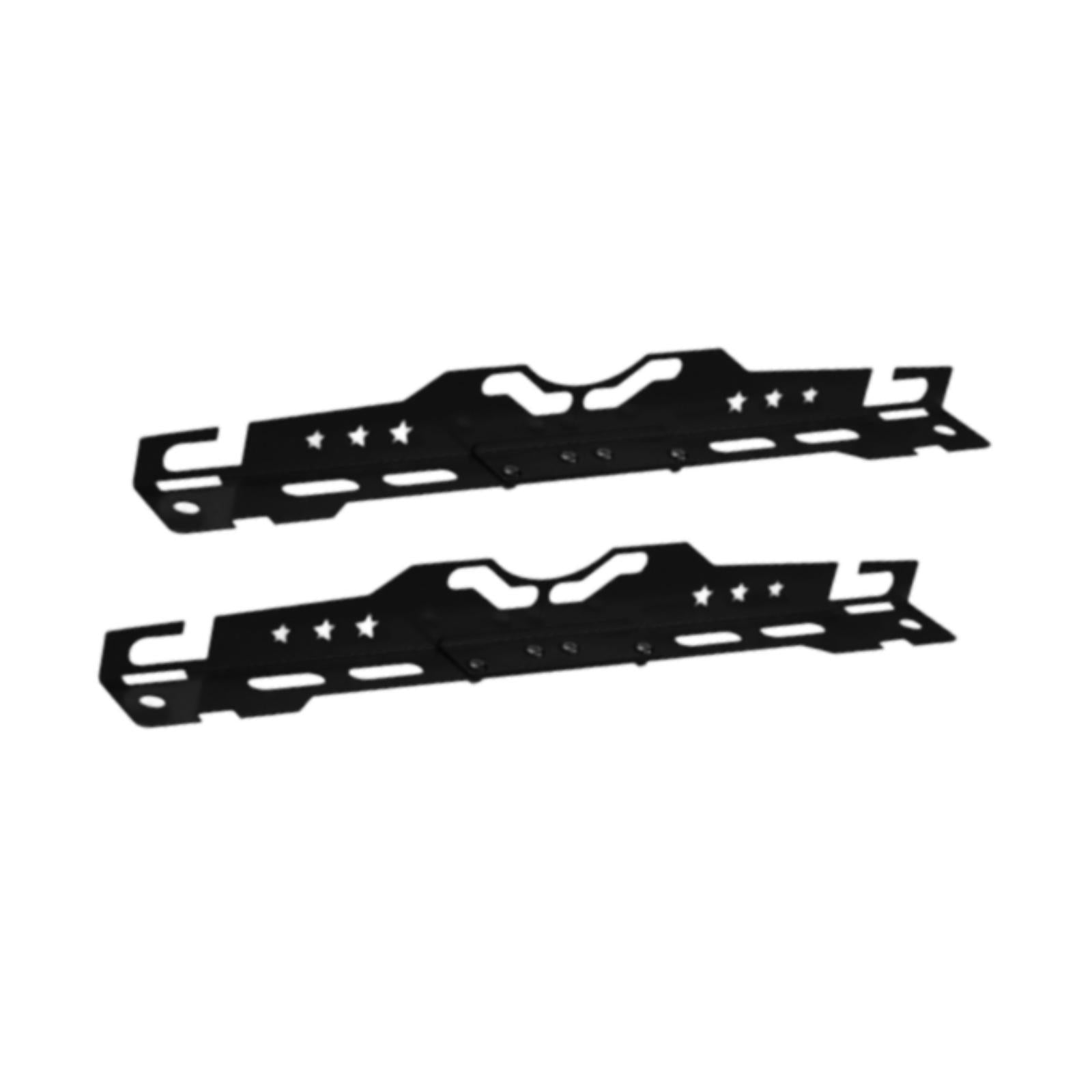 2x Heavy Duty Wheel Alignment Tools Aluminum Alloy for Truck Automotive Black
