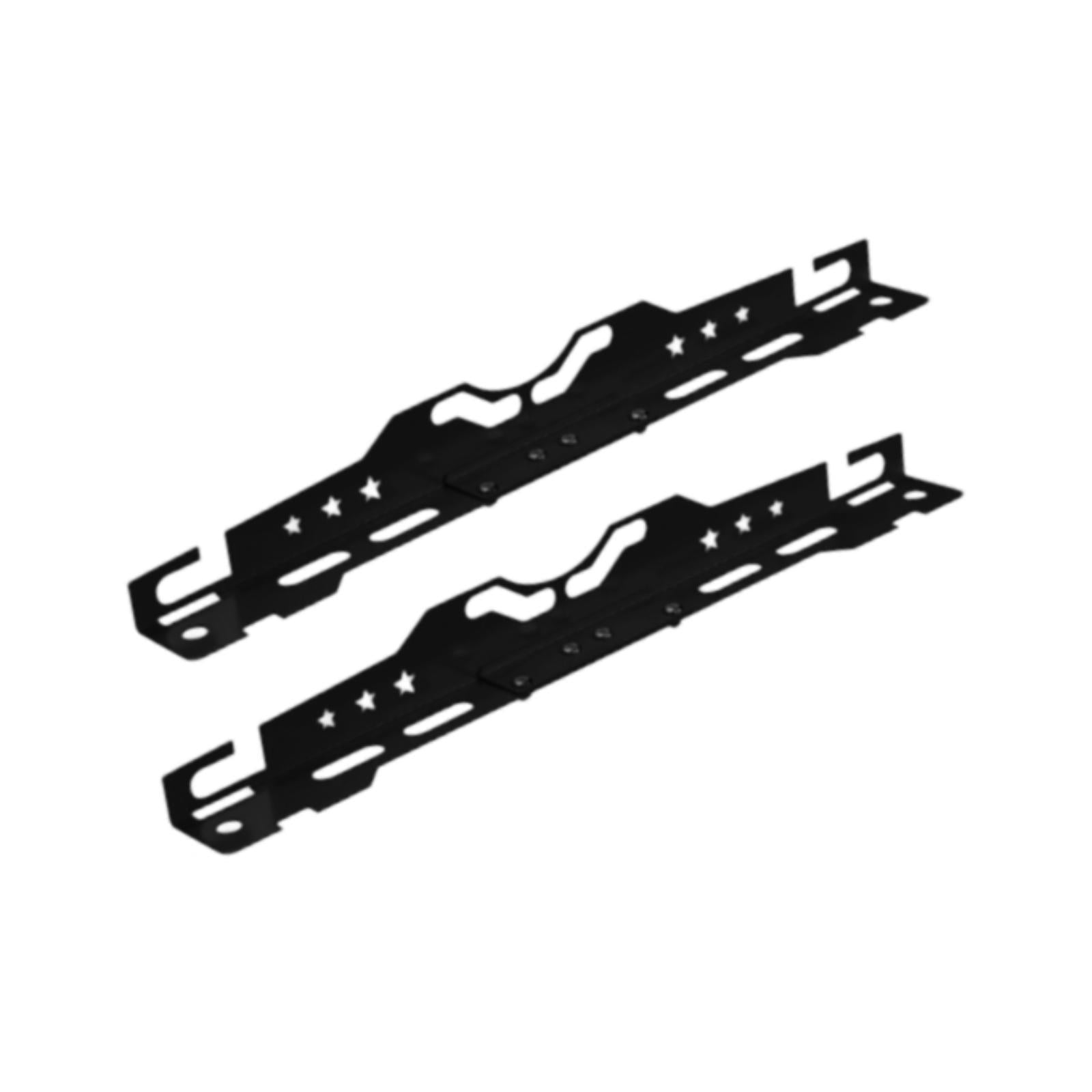 2x Heavy Duty Wheel Alignment Tools Aluminum Alloy for Truck Automotive Black