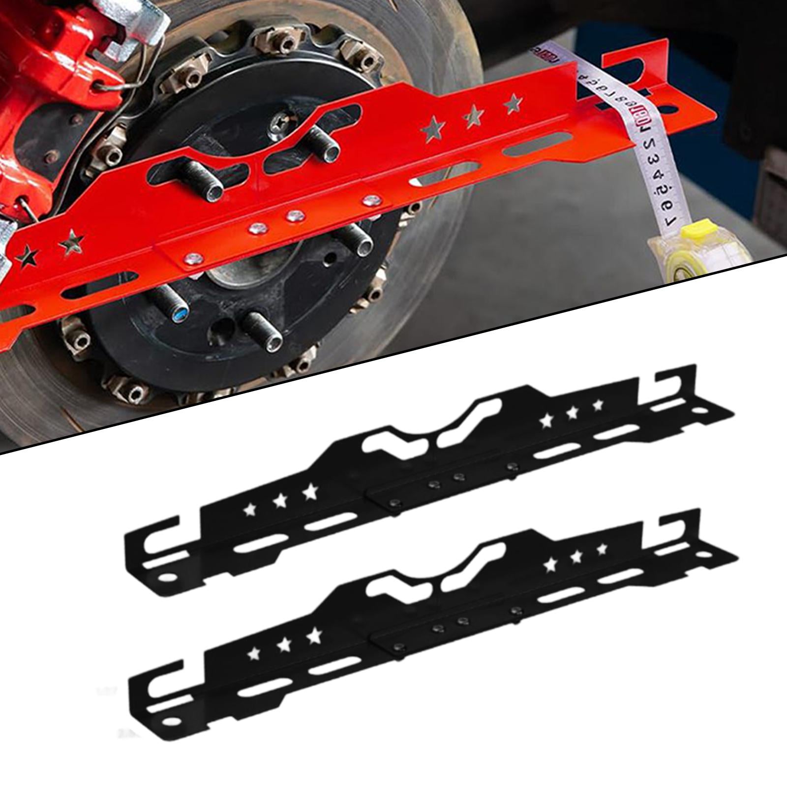 2x Heavy Duty Wheel Alignment Tools Aluminum Alloy for Truck Automotive Black