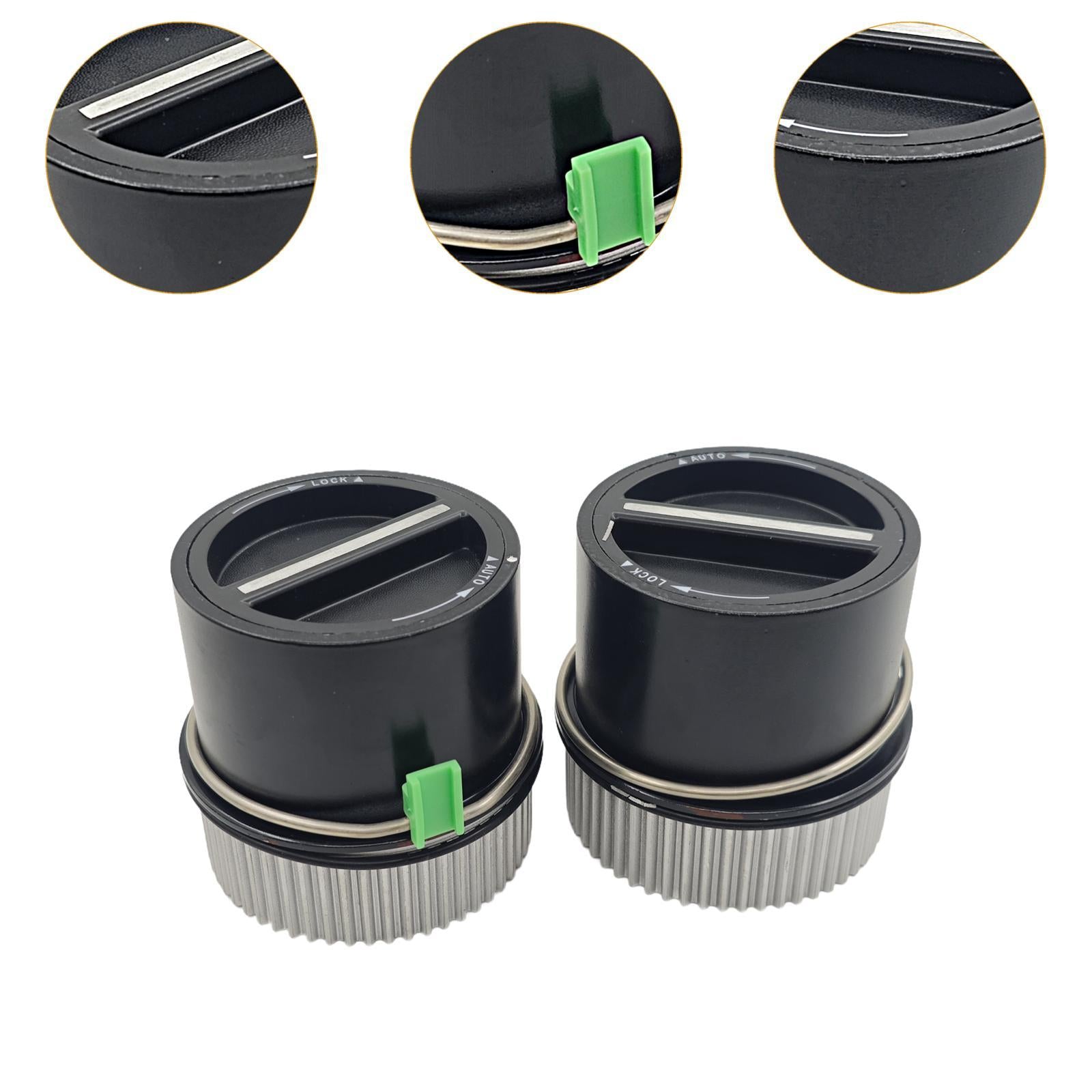 2 Pieces Auto Front Wheel Locking Hubs for Ford Super Duty F250 99-04