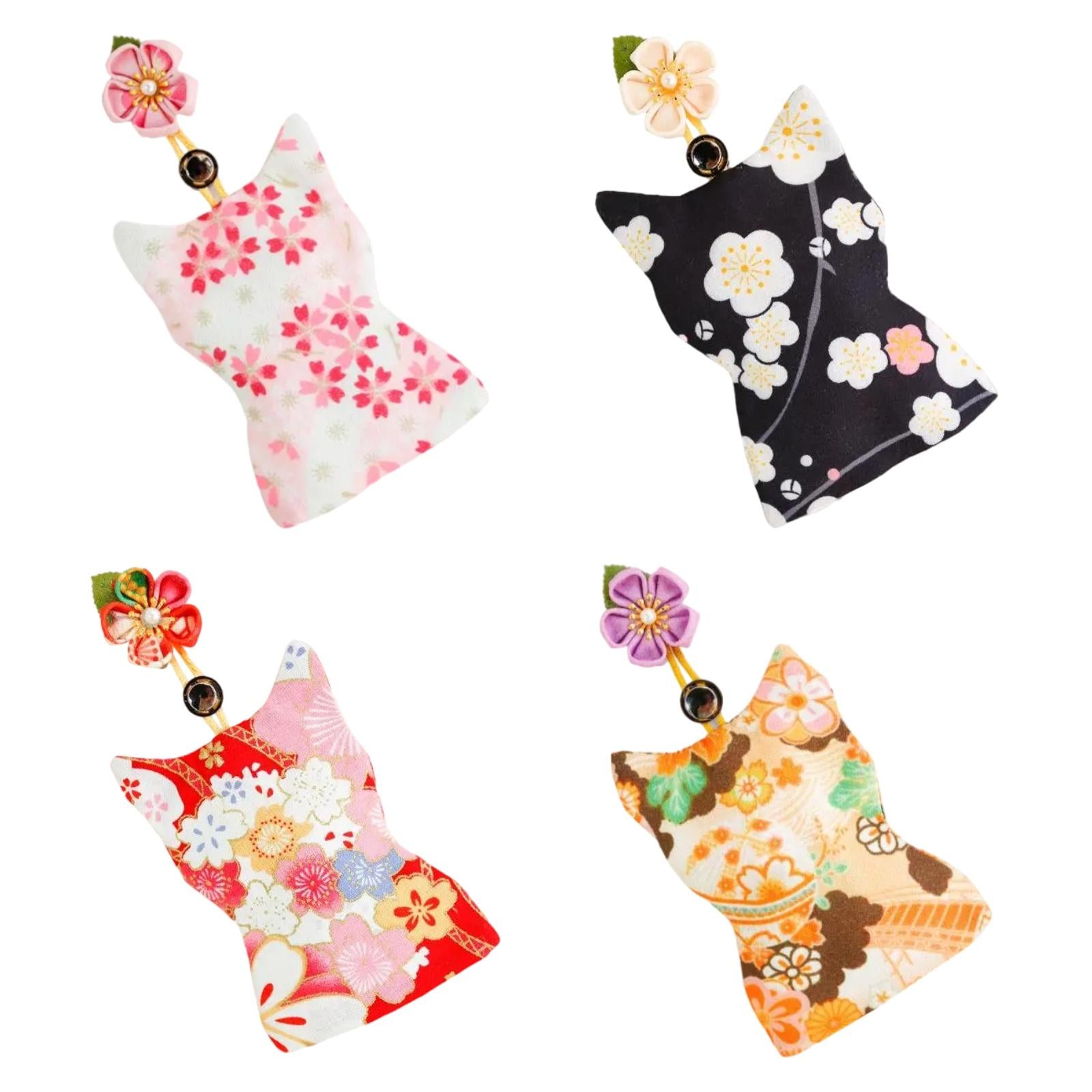 Pull Out Key Case Key Case Cover Portable Gift Cherry Blossom Car Keys Pouch Pink Cherry Bossom