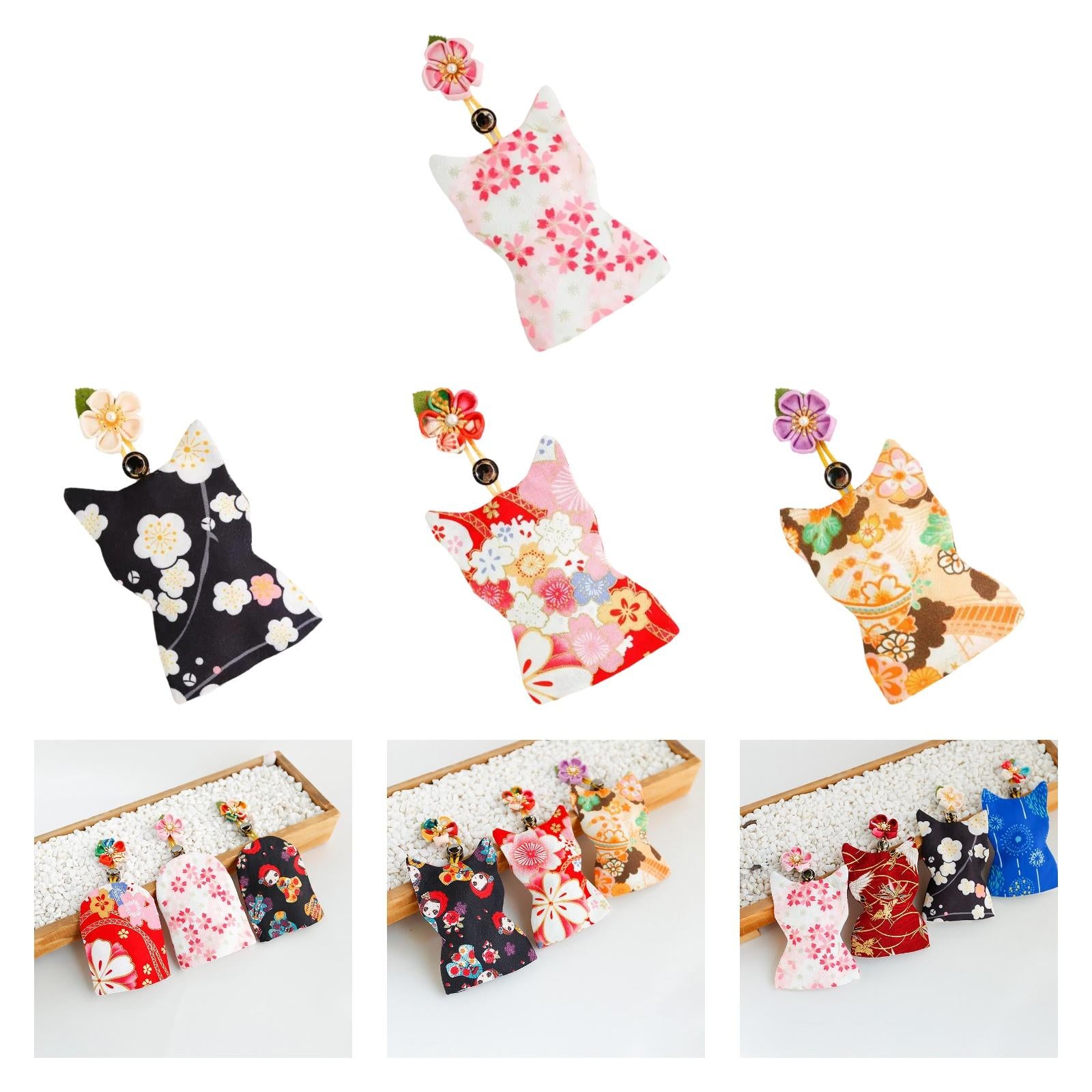 Pull Out Key Case Key Case Cover Portable Gift Cherry Blossom Car Keys Pouch Pink Cherry Bossom