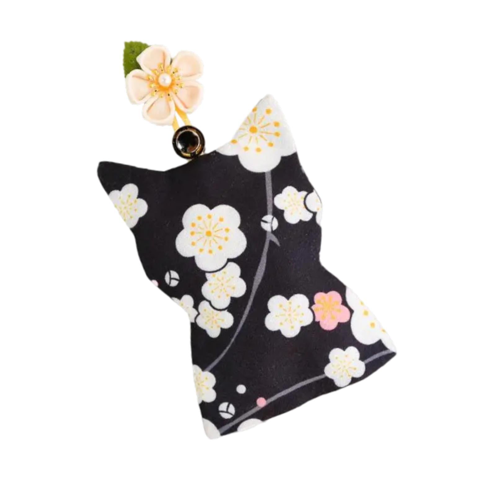 Pull Out Key Case Key Case Cover Portable Gift Cherry Blossom Car Keys Pouch Black Plum Bossom
