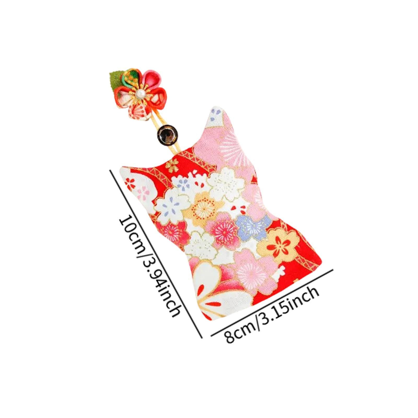 Pull Out Key Case Key Case Cover Portable Gift Cherry Blossom Car Keys Pouch Red Cherry Bossom