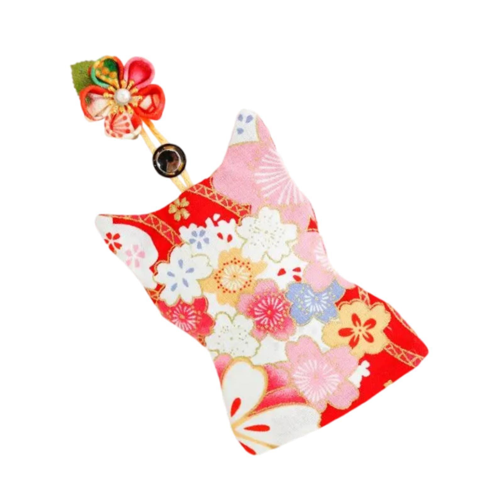 Pull Out Key Case Key Case Cover Portable Gift Cherry Blossom Car Keys Pouch Red Cherry Bossom