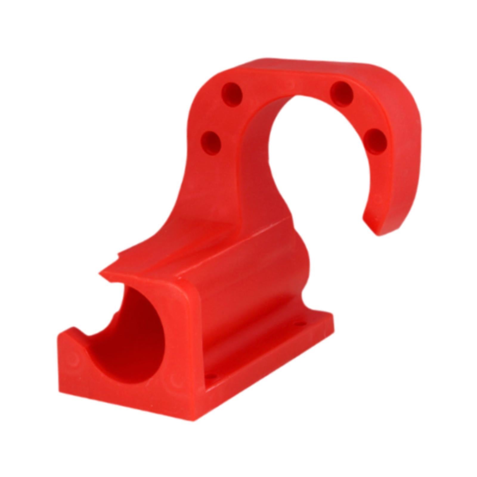 Car Washer Hose Holder Wall Mounted Bracket for Repair Shop Yard Garden Red