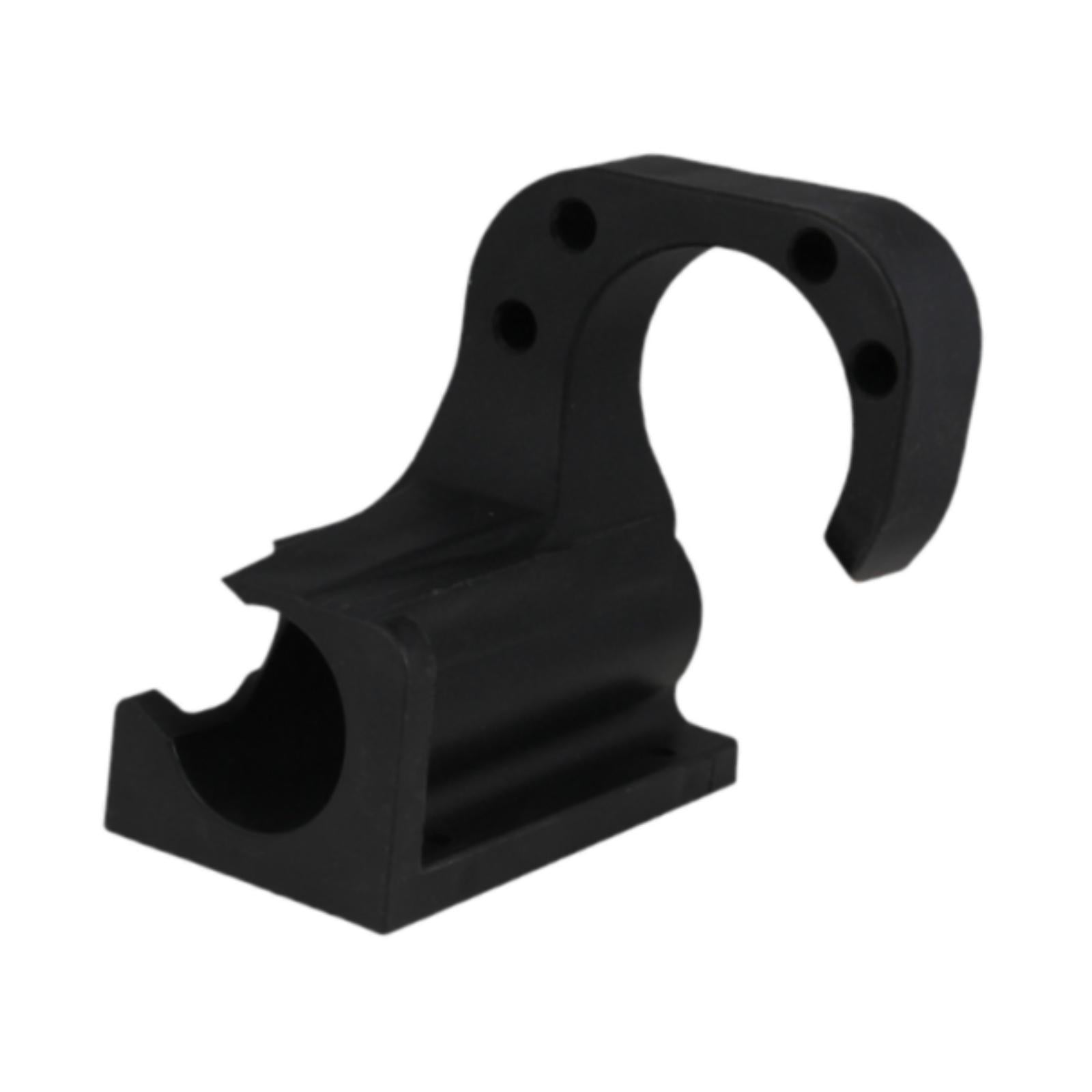 Car Washer Hose Holder Wall Mounted Bracket for Repair Shop Yard Garden Black