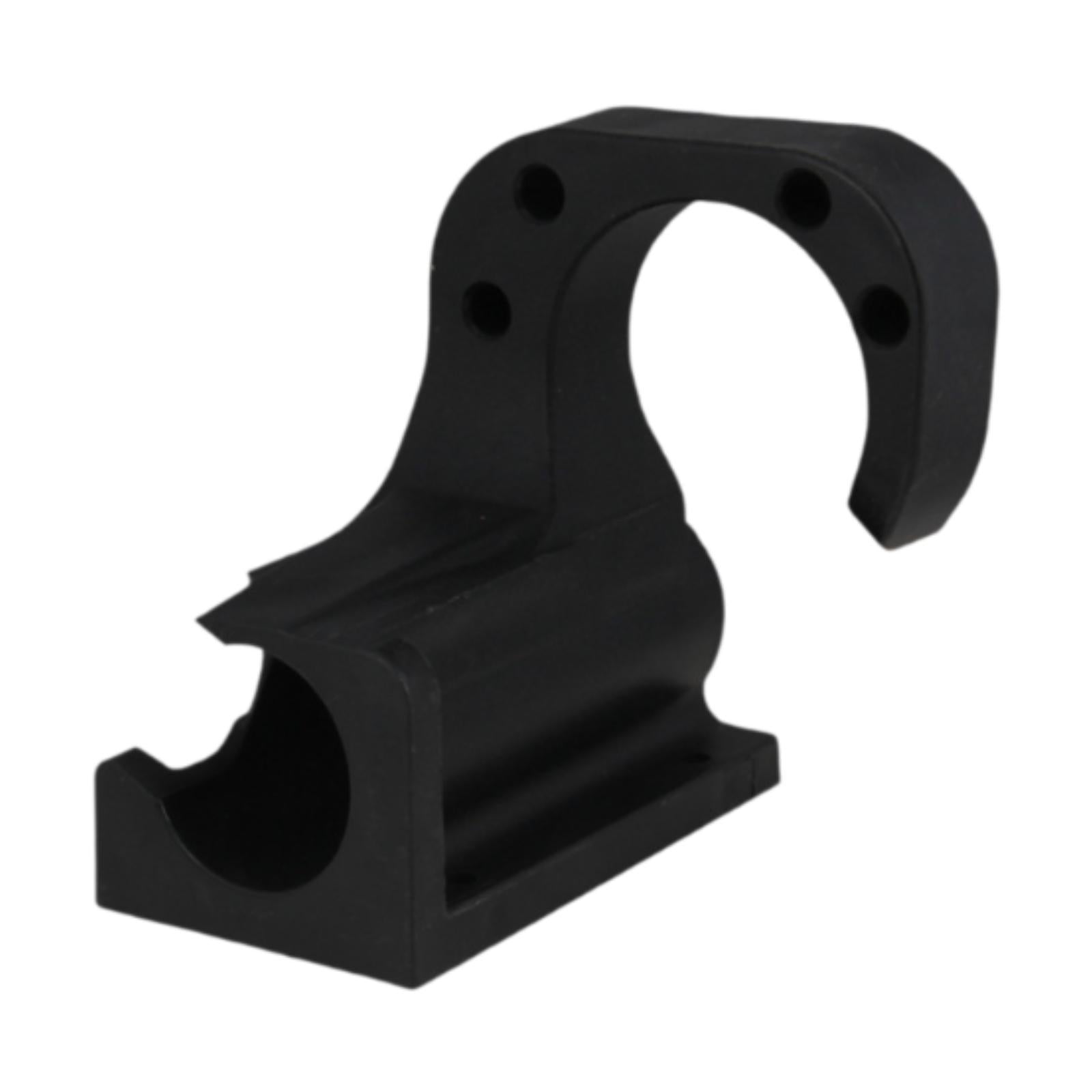 Car Washer Hose Holder Wall Mounted Bracket for Repair Shop Yard Garden Black