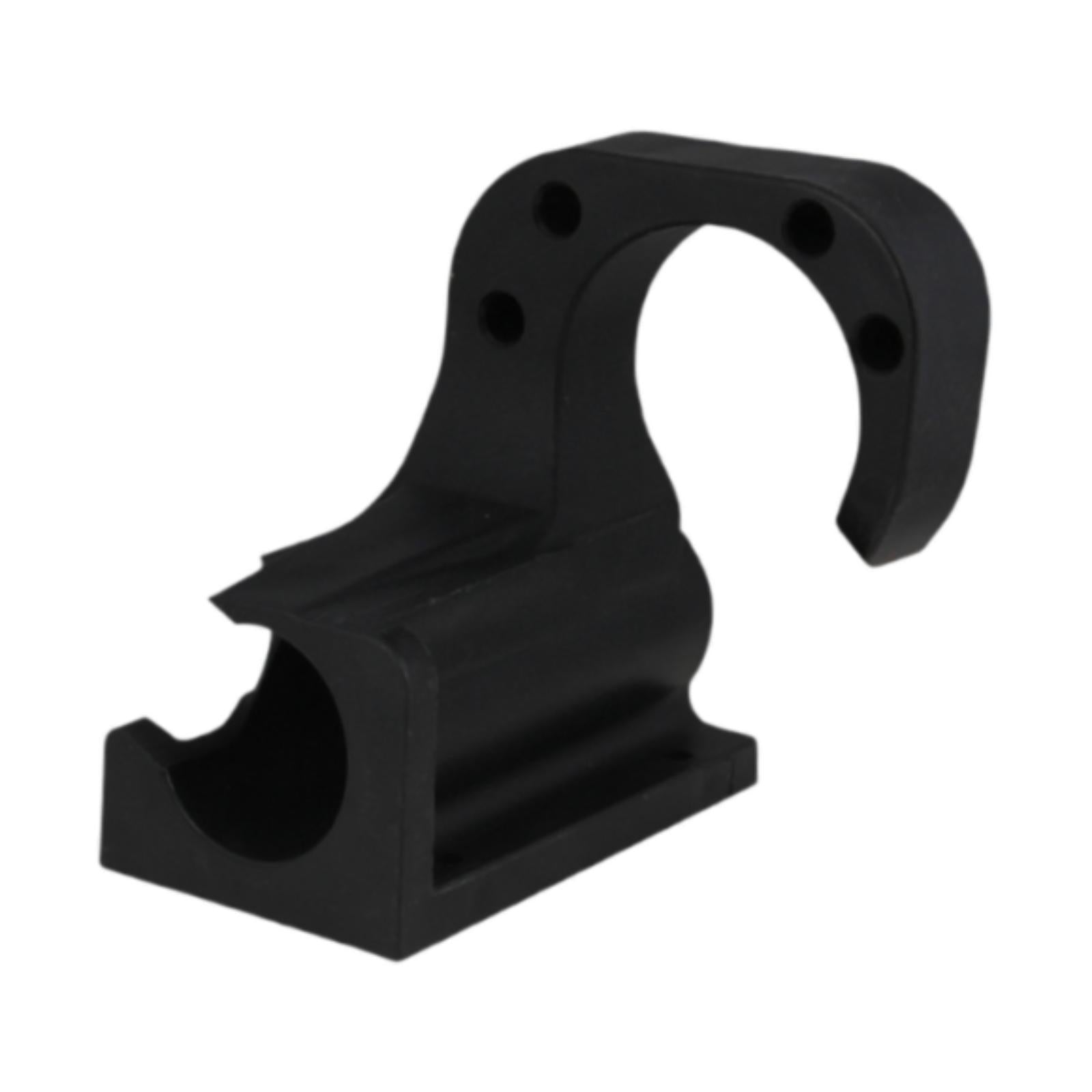 Car Washer Hose Holder Wall Mounted Bracket for Repair Shop Yard Garden Black