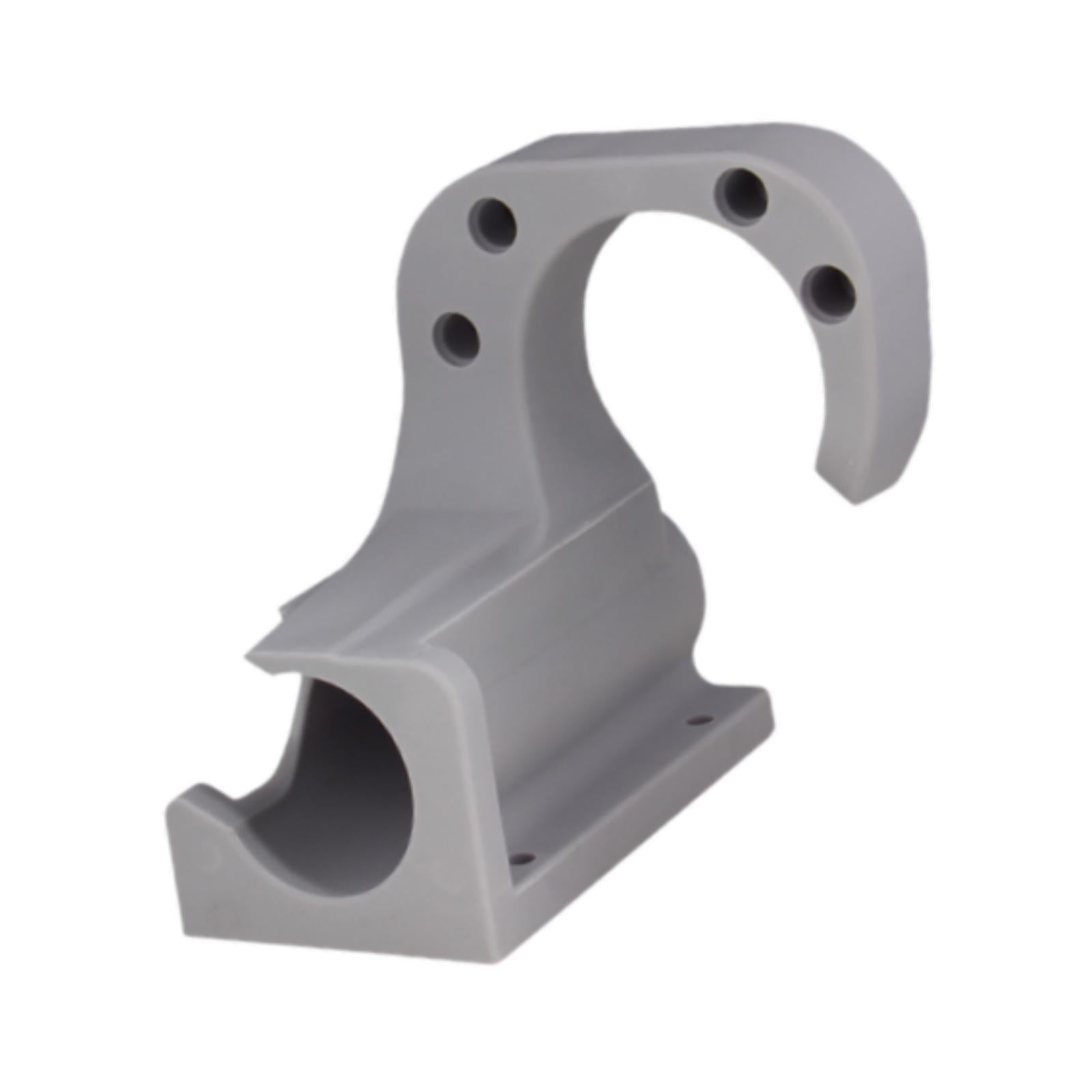 Car Washer Hose Holder Wall Mounted Bracket for Repair Shop Yard Garden Light Gray