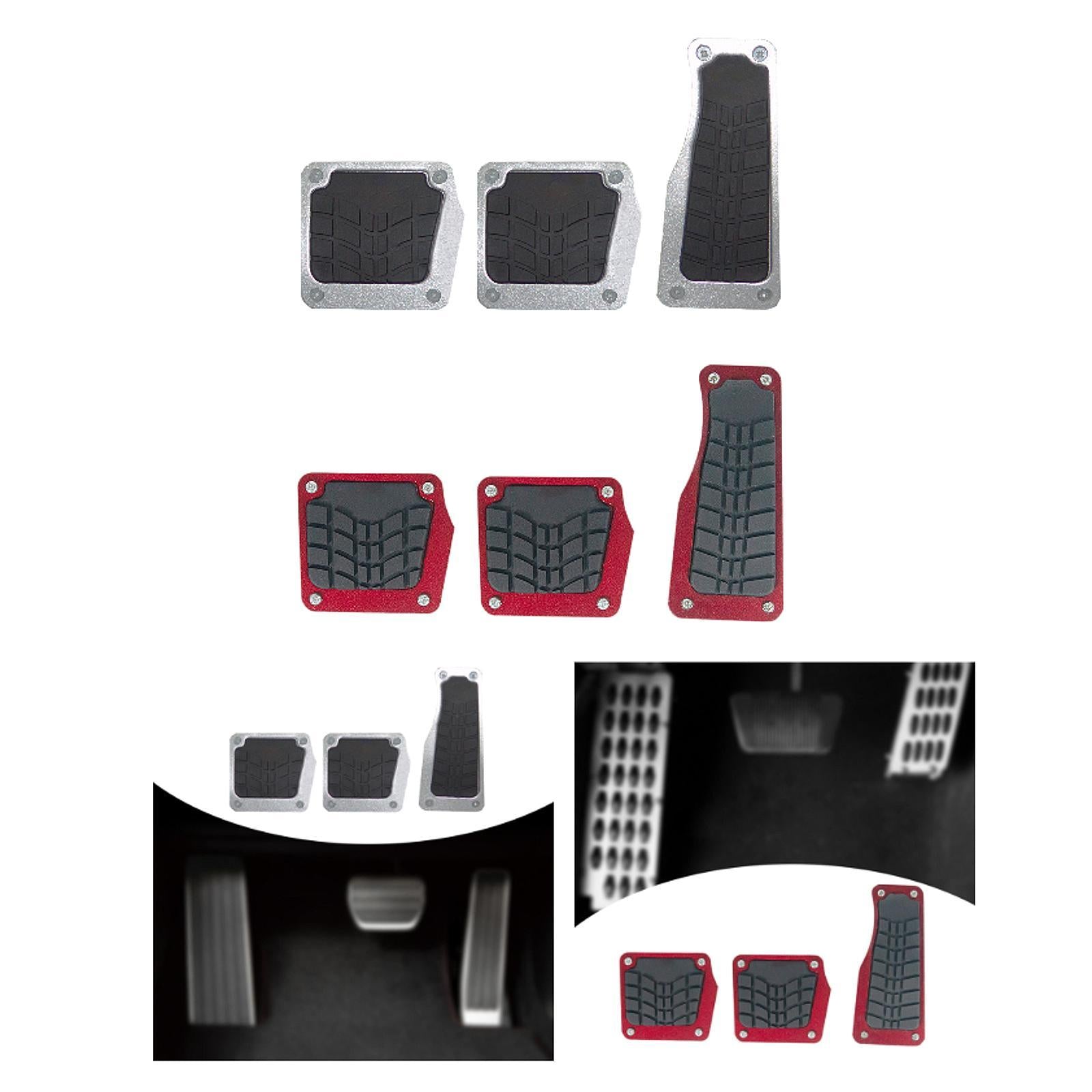 Generic Car Pedal Pads Repair for Automotive SUV Automobile Accessories Red