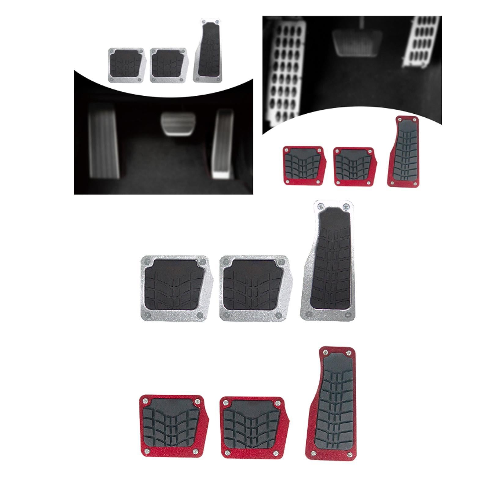 Generic Car Pedal Pads Repair for Automotive SUV Automobile Accessories Red