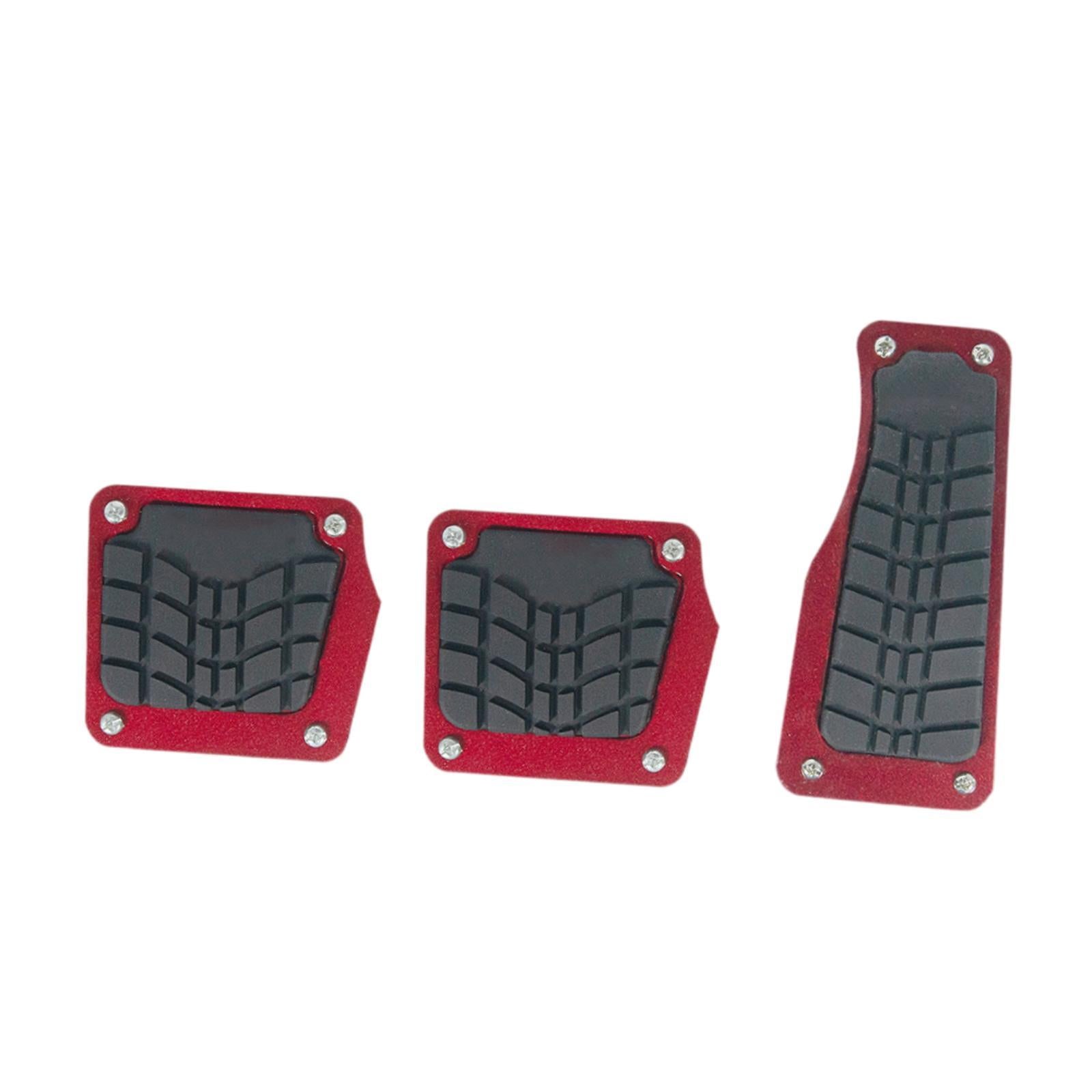 Generic Car Pedal Pads Repair for Automotive SUV Automobile Accessories Red