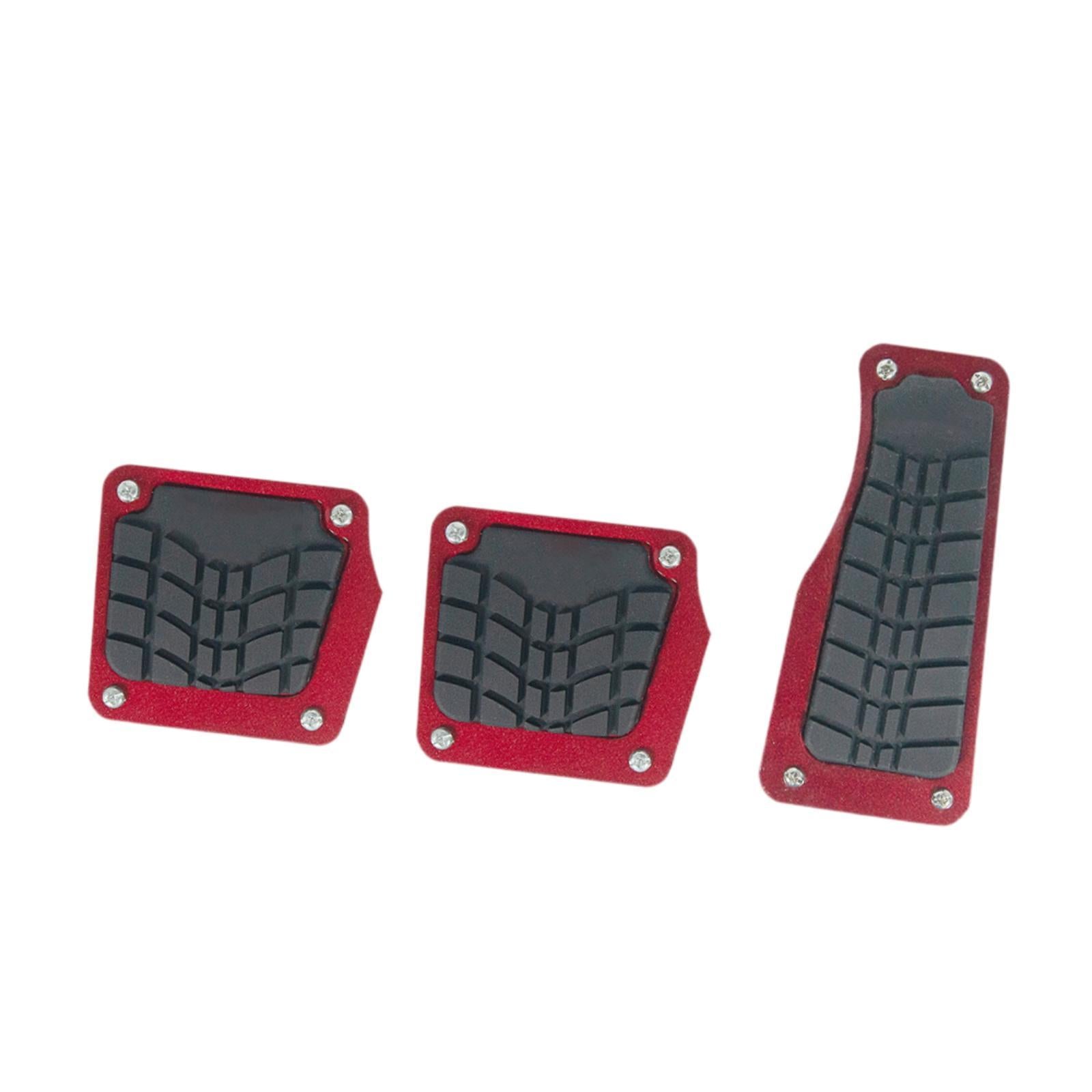 Generic Car Pedal Pads Repair for Automotive SUV Automobile Accessories Red