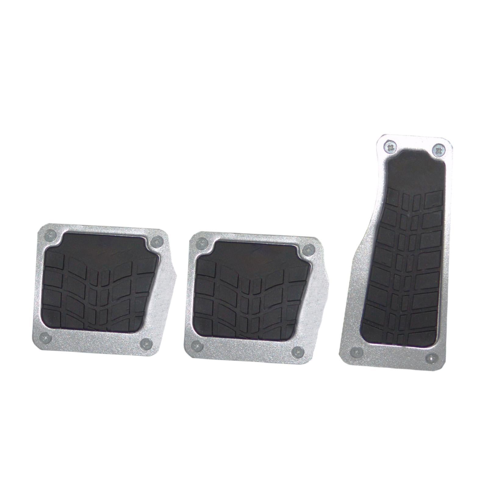 Generic Car Pedal Pads Repair for Automotive SUV Automobile Accessories Silver
