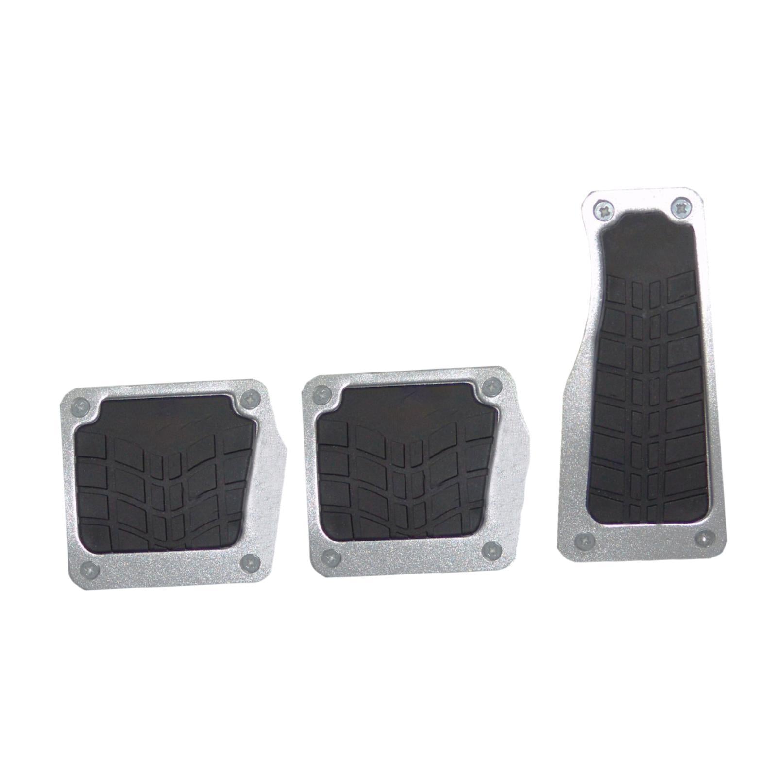 Generic Car Pedal Pads Repair for Automotive SUV Automobile Accessories Silver