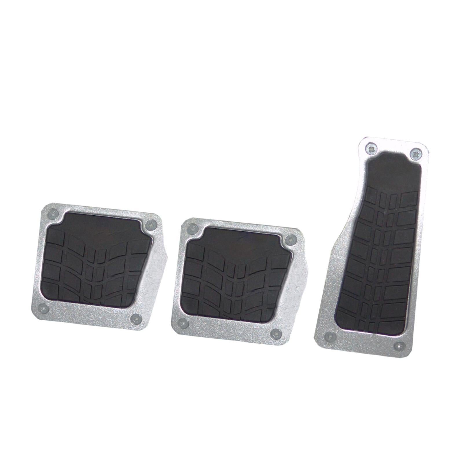 Generic Car Pedal Pads Repair for Automotive SUV Automobile Accessories Silver