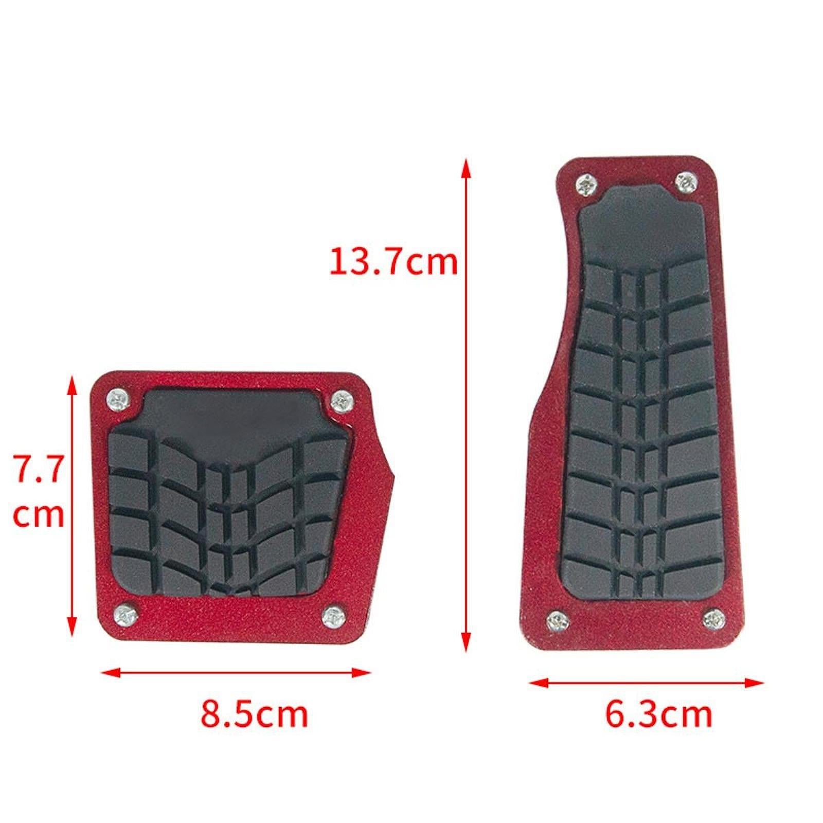 Generic Car Pedal Pads Repair for Automotive SUV Automobile Accessories Silver