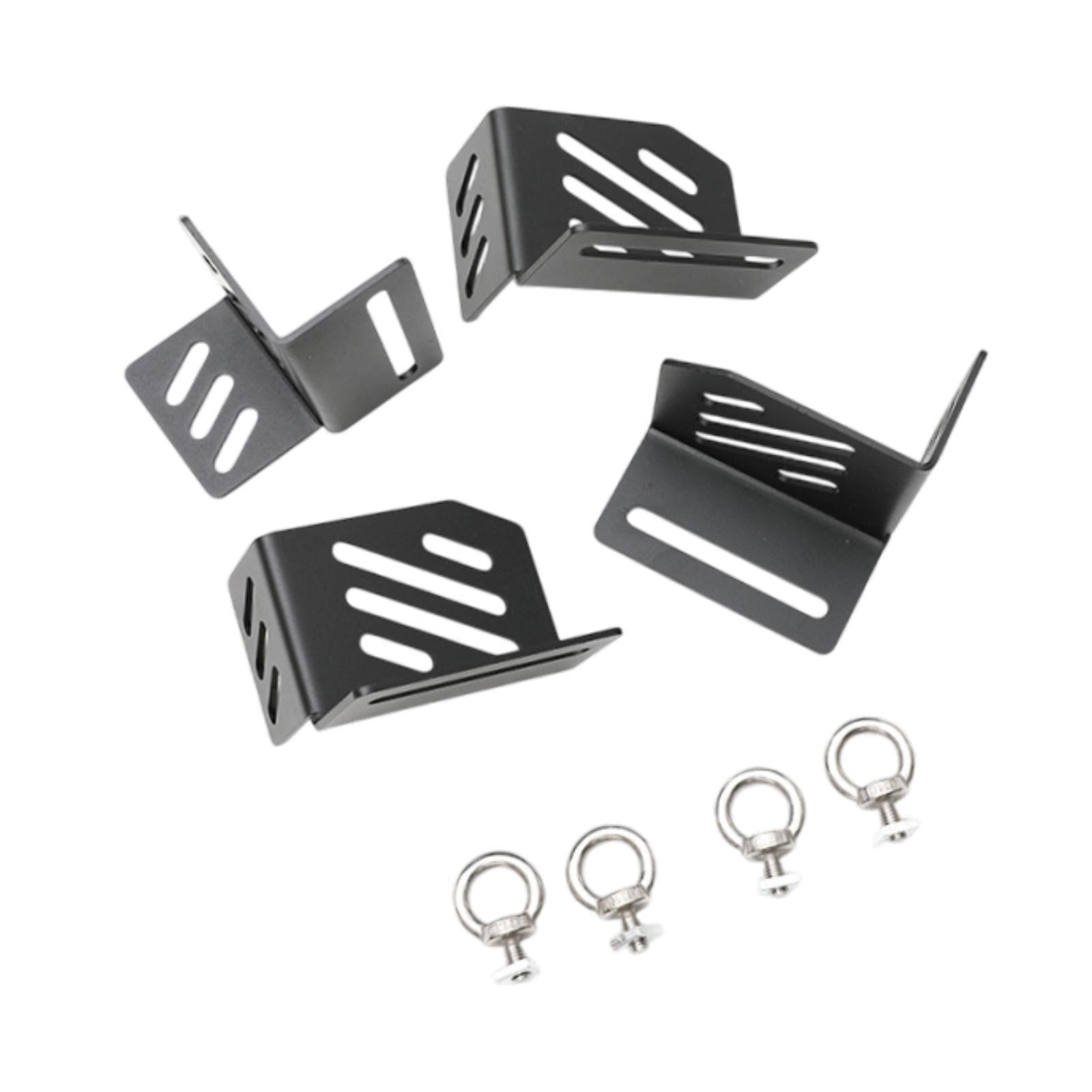 4x Generic Corner Brackets Kit Roof Box Installation Accessories