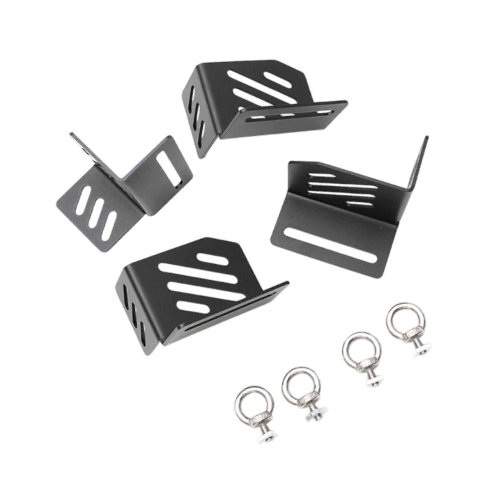 4x Generic Corner Brackets Kit Roof Box Installation Accessories