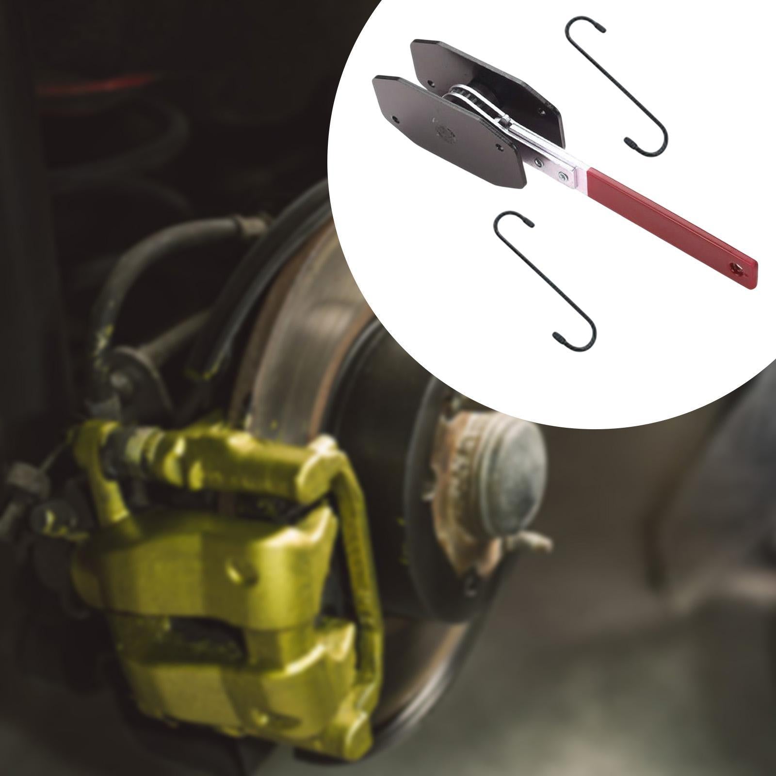 Generic Brake Caliper Compression Tool Practical Anti Slip Automotive Repair Red