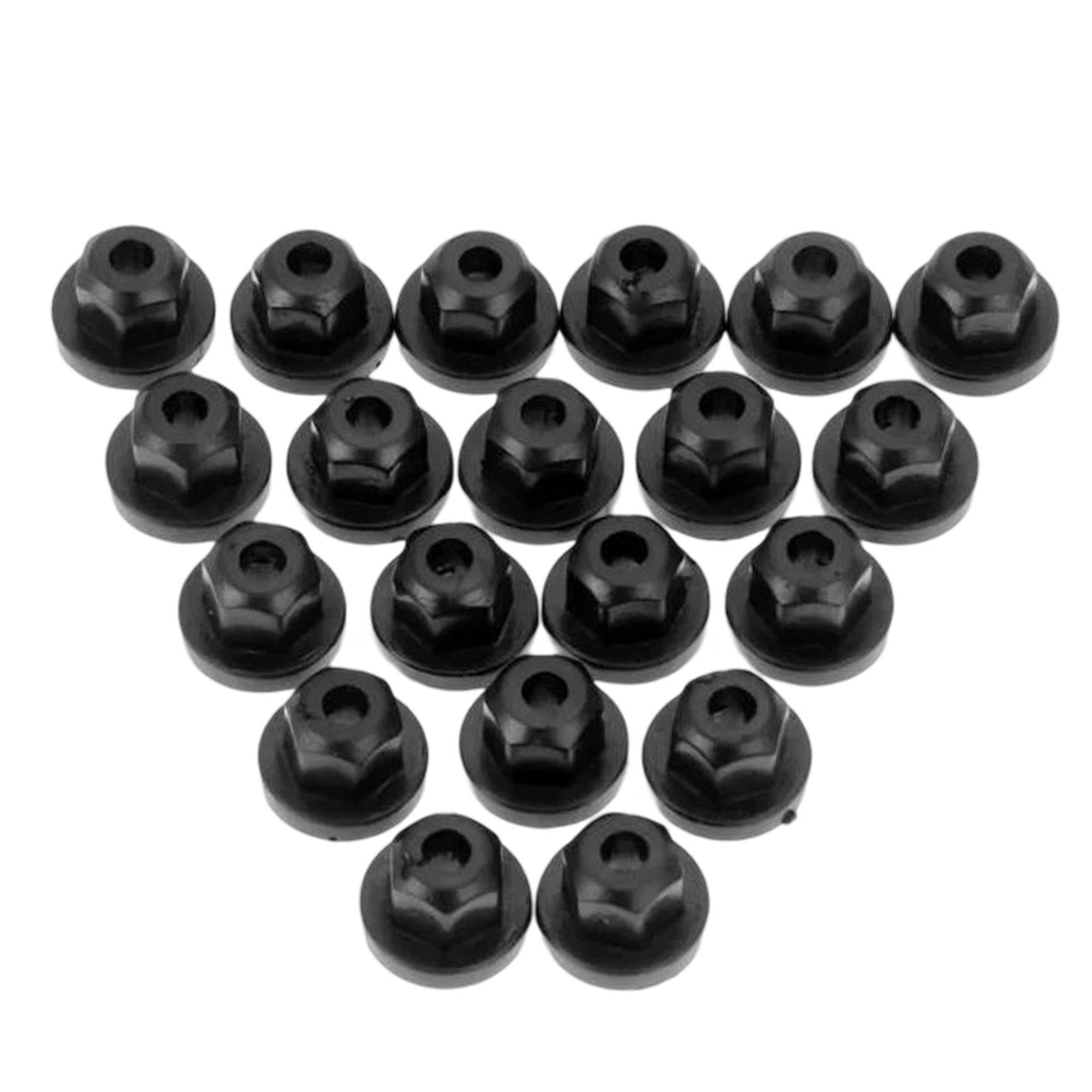 20 Pieces Body Nuts Flange Clips 003-990-02-51 Replace for BMW 7 Series