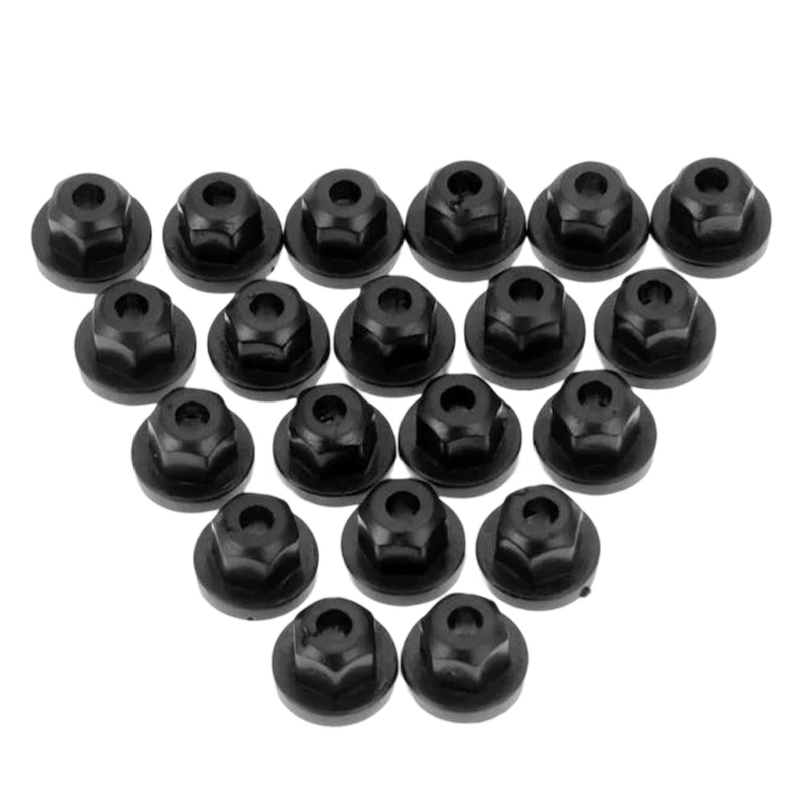 20 Pieces Body Nuts Flange Clips 003-990-02-51 Replace for BMW 7 Series