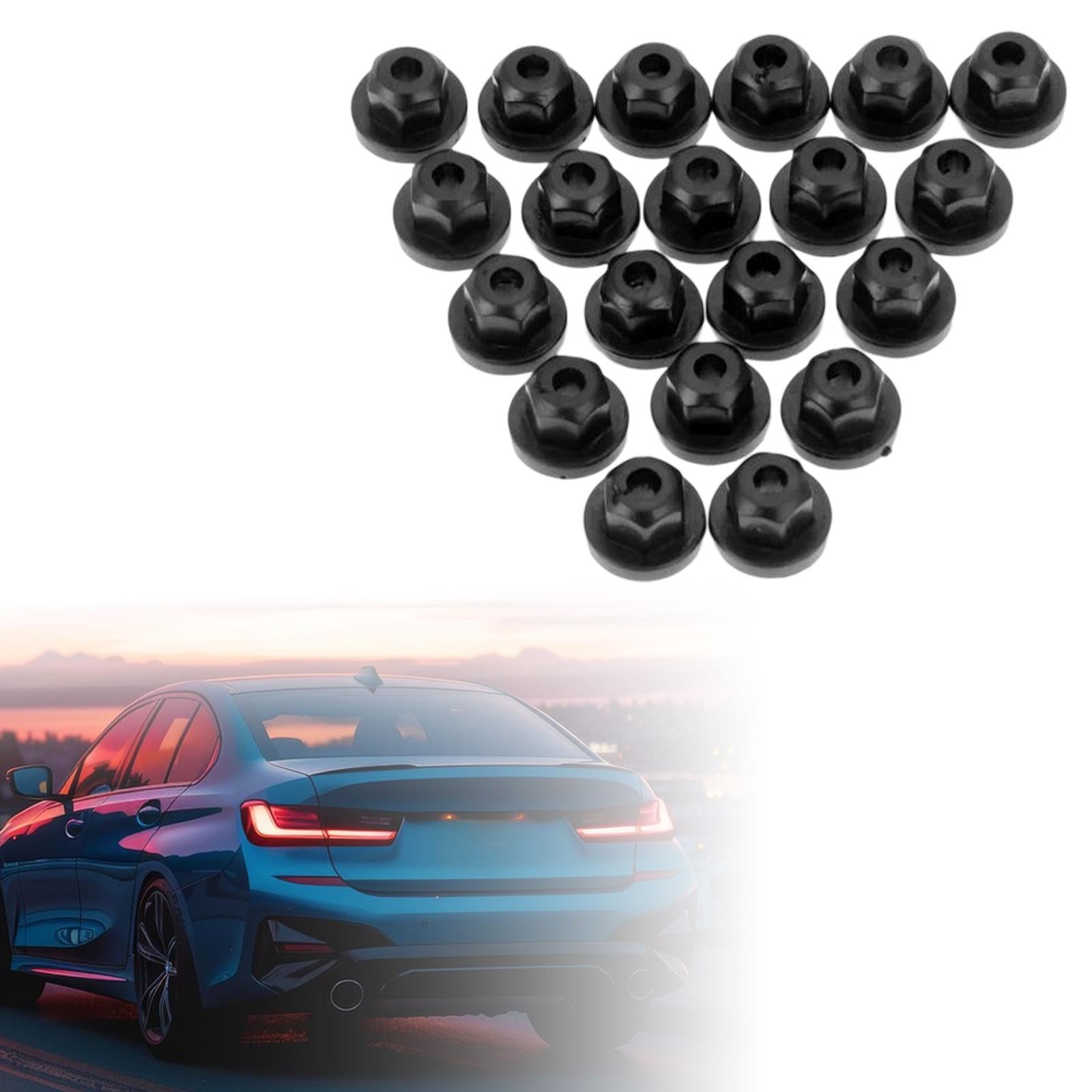 20 Pieces Body Nuts Flange Clips 003-990-02-51 Replace for BMW 7 Series