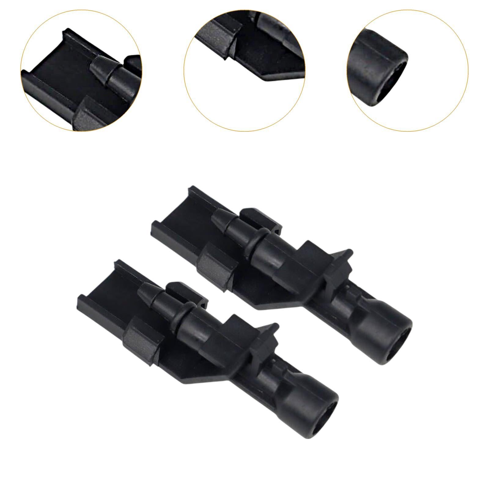 2 Pieces Front Windshield Wiper Washer Nozzles Spray Jet for Honda Hr-v