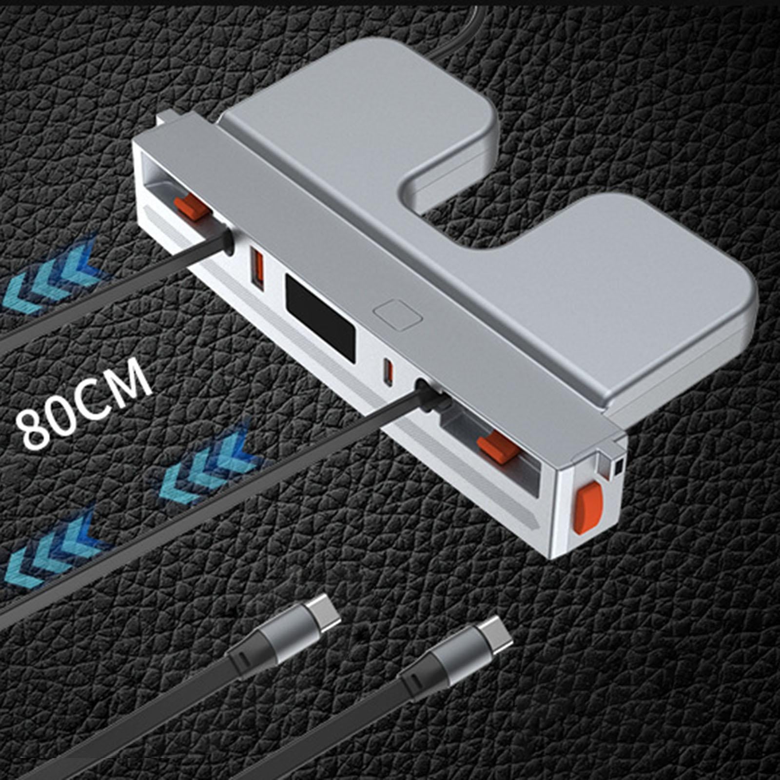 Central Console USB Hub Multi Ports Practical for Tesla Model Y Model 3
