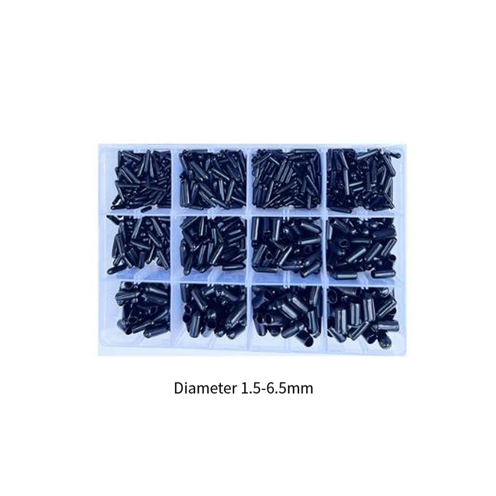 720 Pieces Thread Protection Caps Components Professionals Protection Covers Black