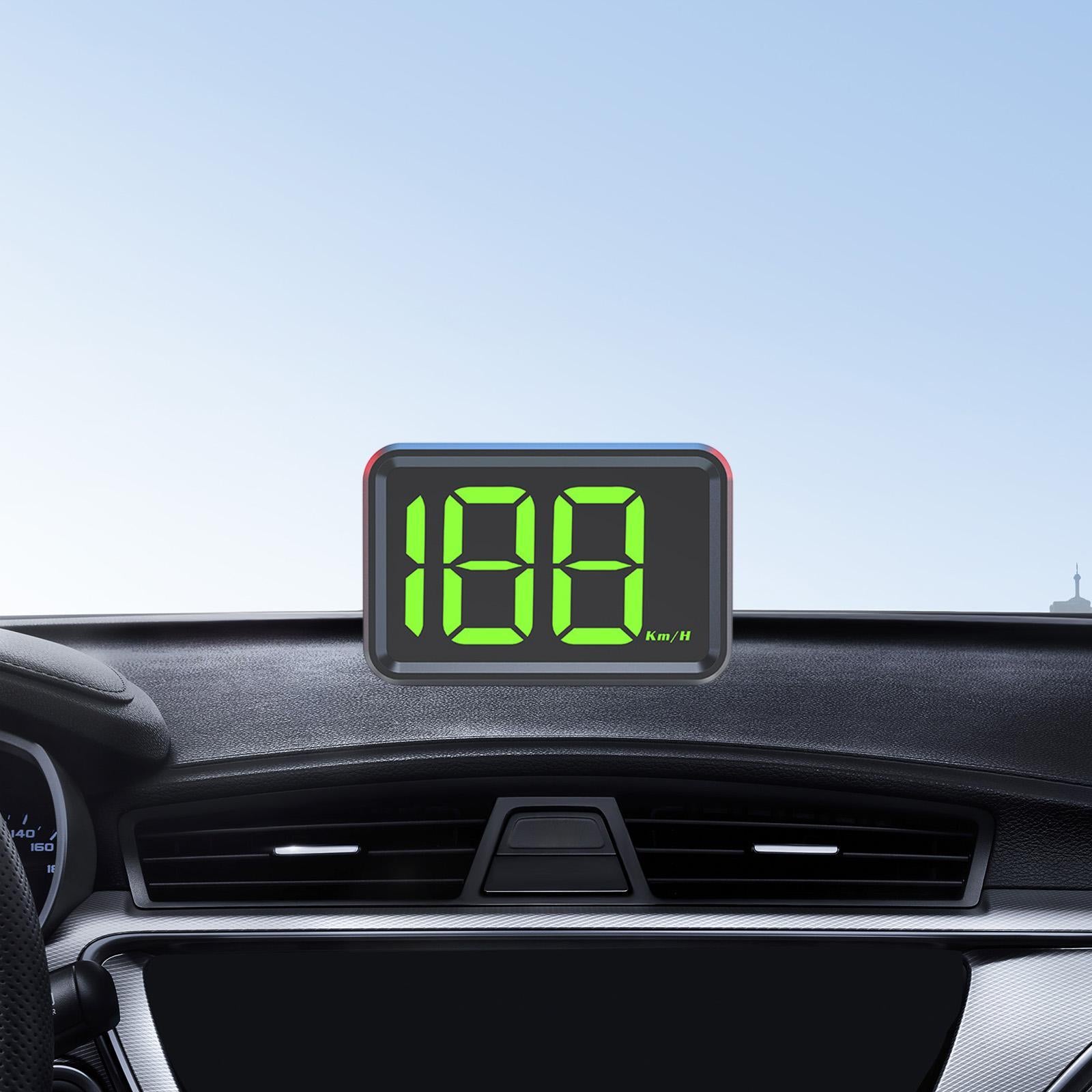 Generic HUD Speedometer 5V Comfortable Heads up Display for Motorcycles Green