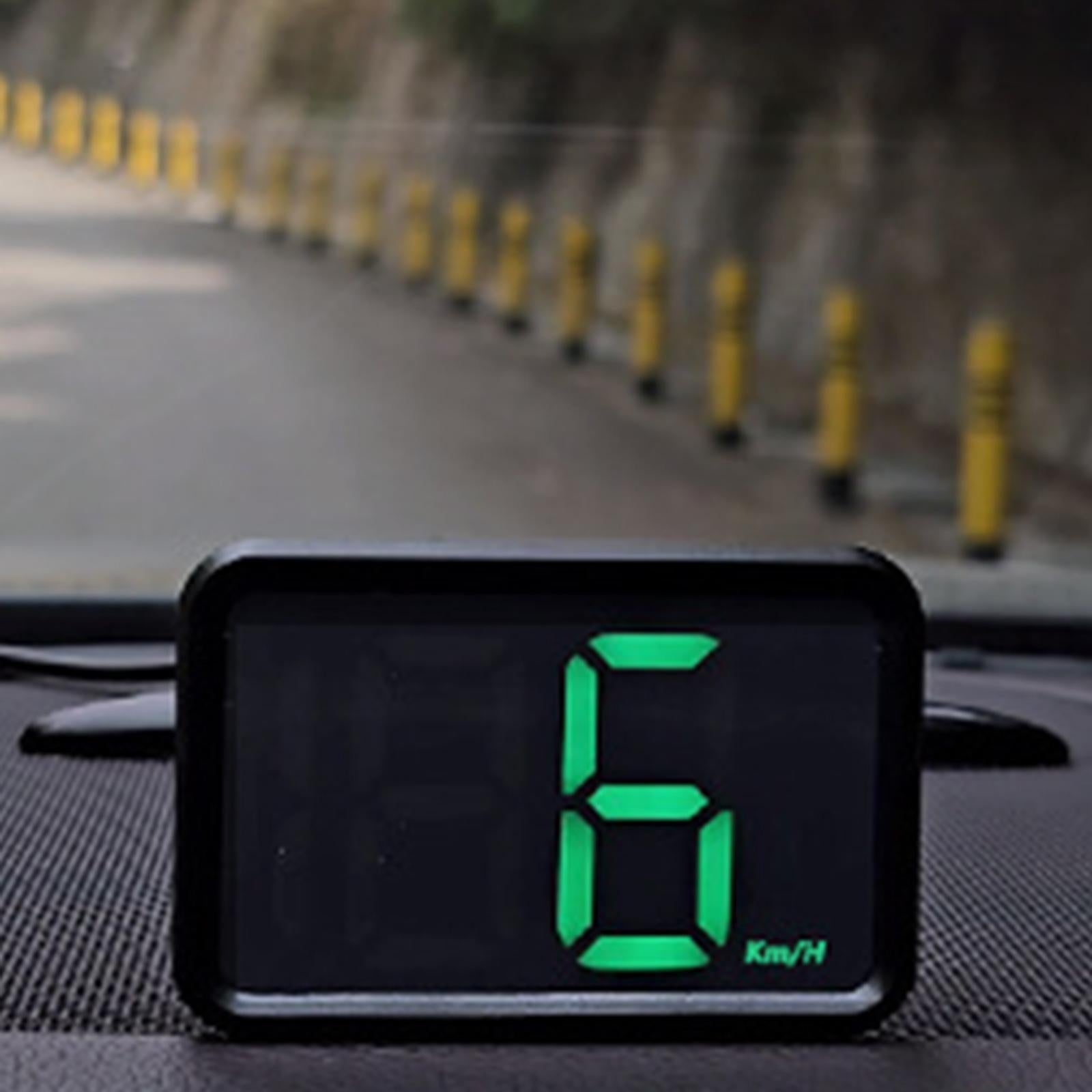 Generic HUD Speedometer 5V Comfortable Heads up Display for Motorcycles Green