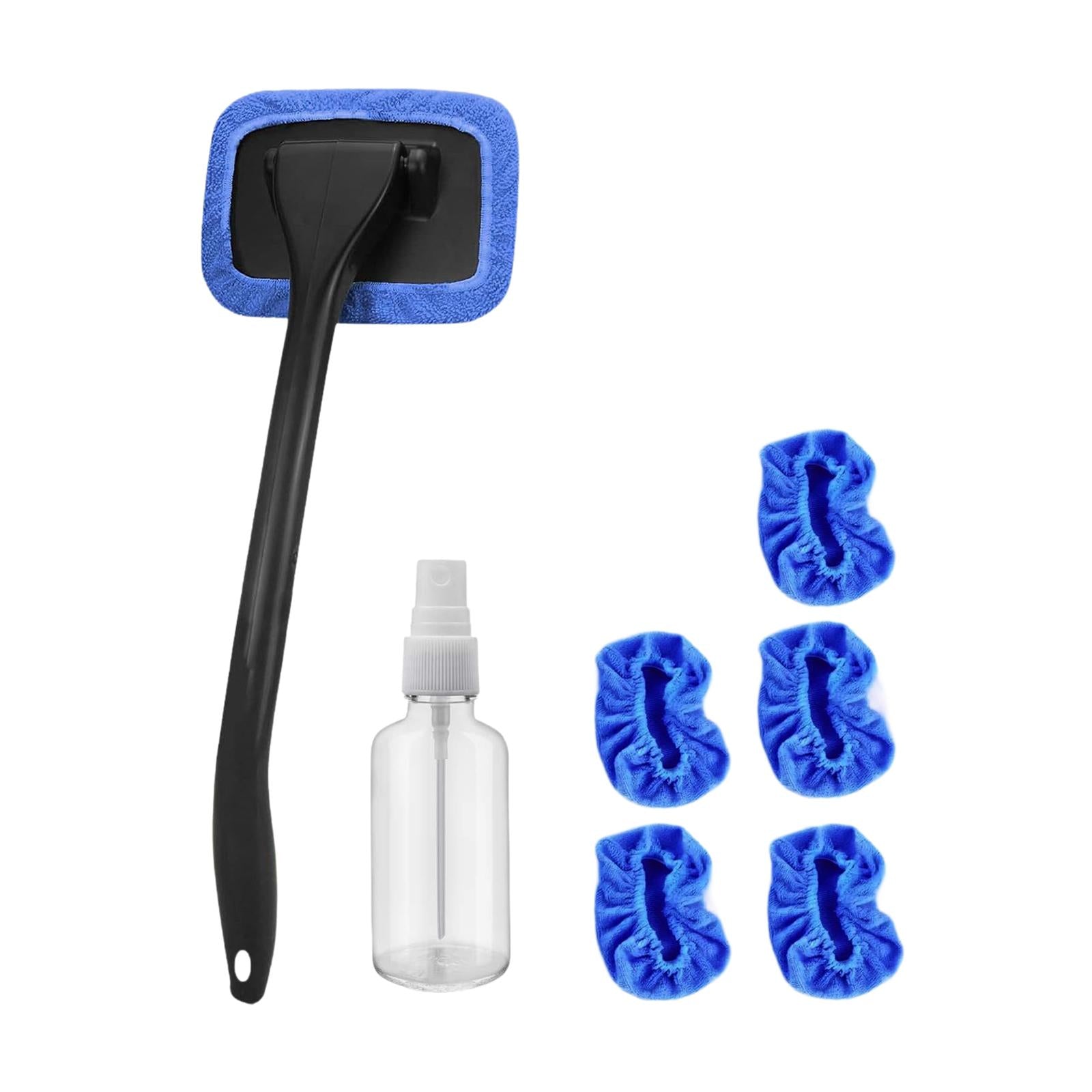 Car Windshield Cleaning Tool Reusable Easy to Use Professional Glass Cleaner Blue