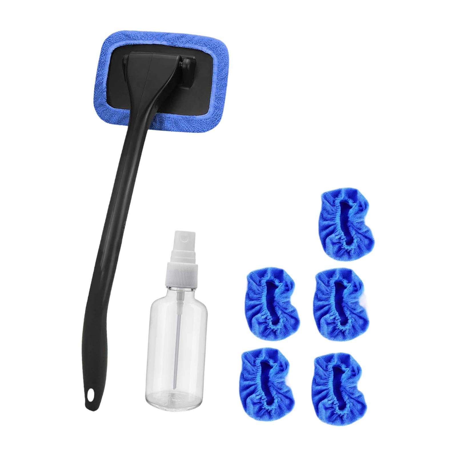 Car Windshield Cleaning Tool Reusable Easy to Use Professional Glass Cleaner Blue