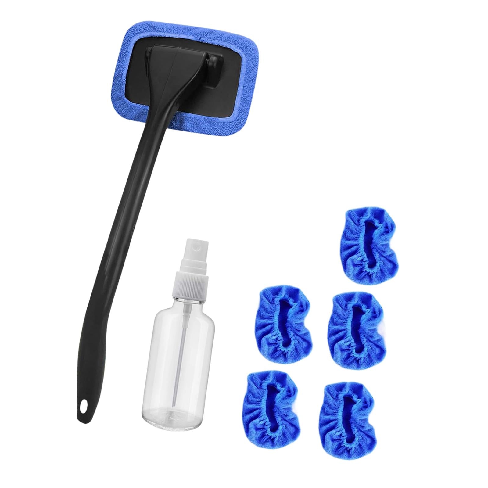 Car Windshield Cleaning Tool Reusable Easy to Use Professional Glass Cleaner Blue