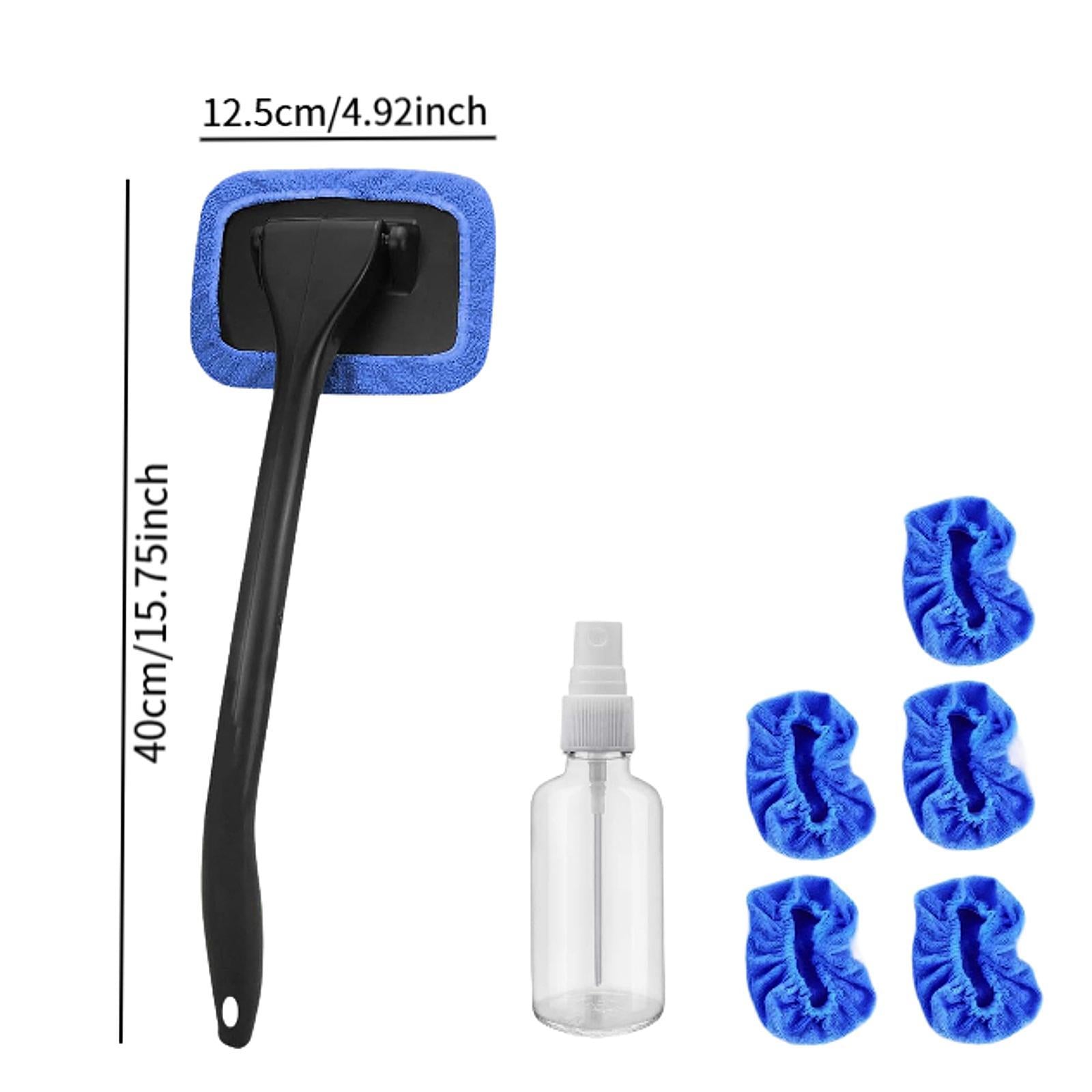 Car Windshield Cleaning Tool Reusable Easy to Use Professional Glass Cleaner Blue