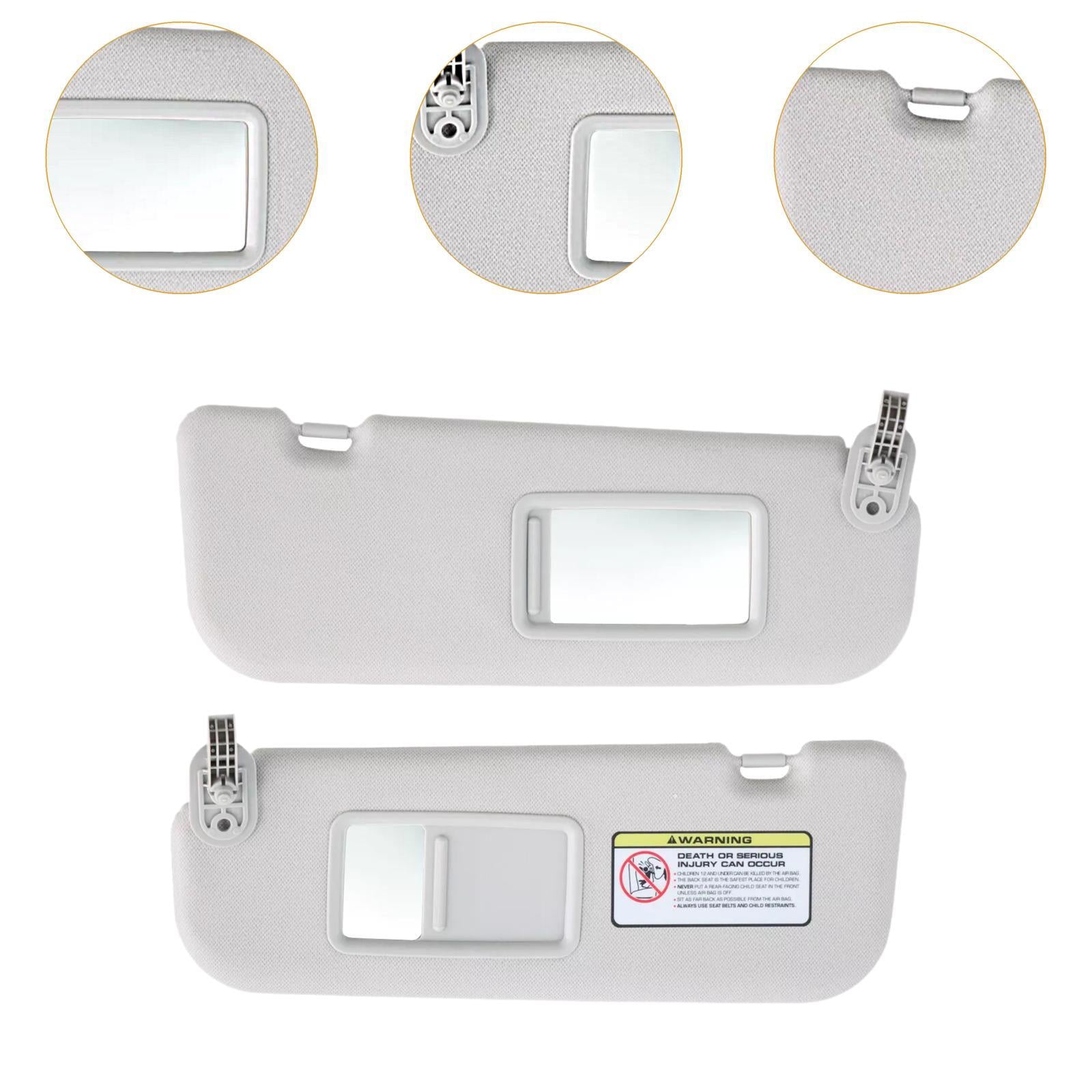 2 Pieces Car Sun Visors 852202V140TX Car Interior for Hyundai 2012-2015